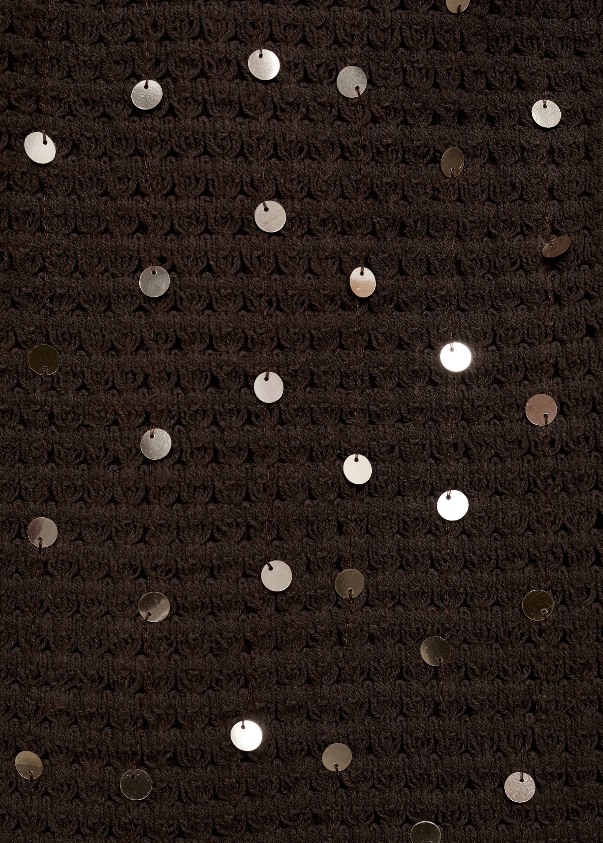 Vestido de croché com lantejoulas - Pormenor do artigo 0