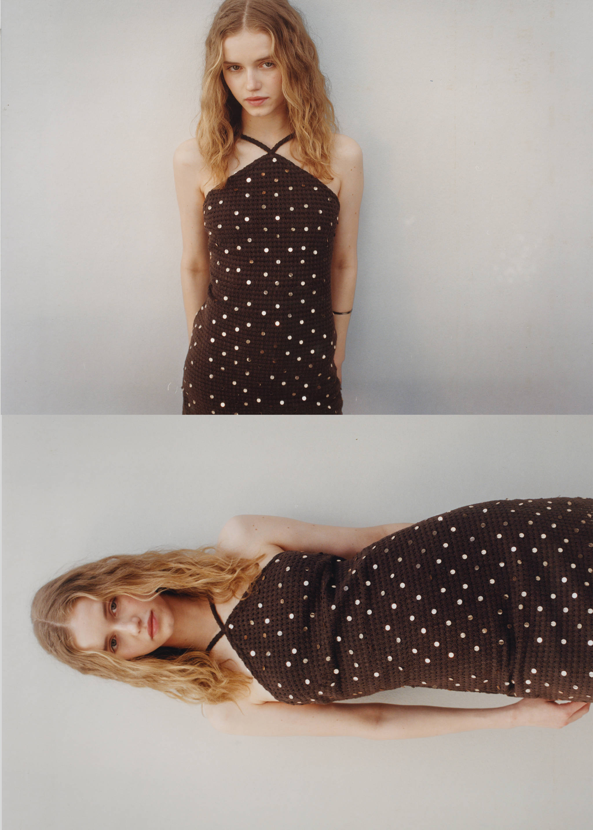 Vestido de croché com lantejoulas - Pormenor do artigo 5