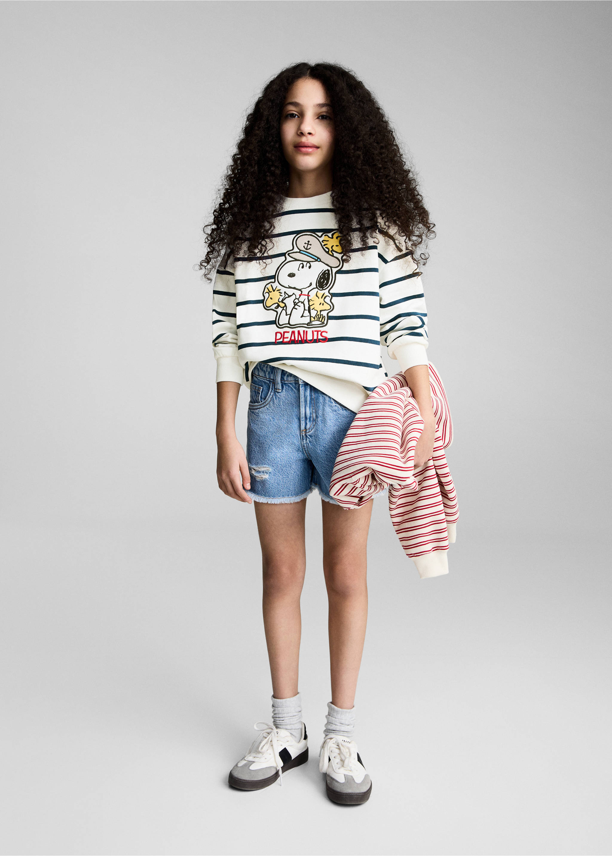 Snoopy cotton sweatshirt - General plane, Dark Navy. Ref: 87096344-00.