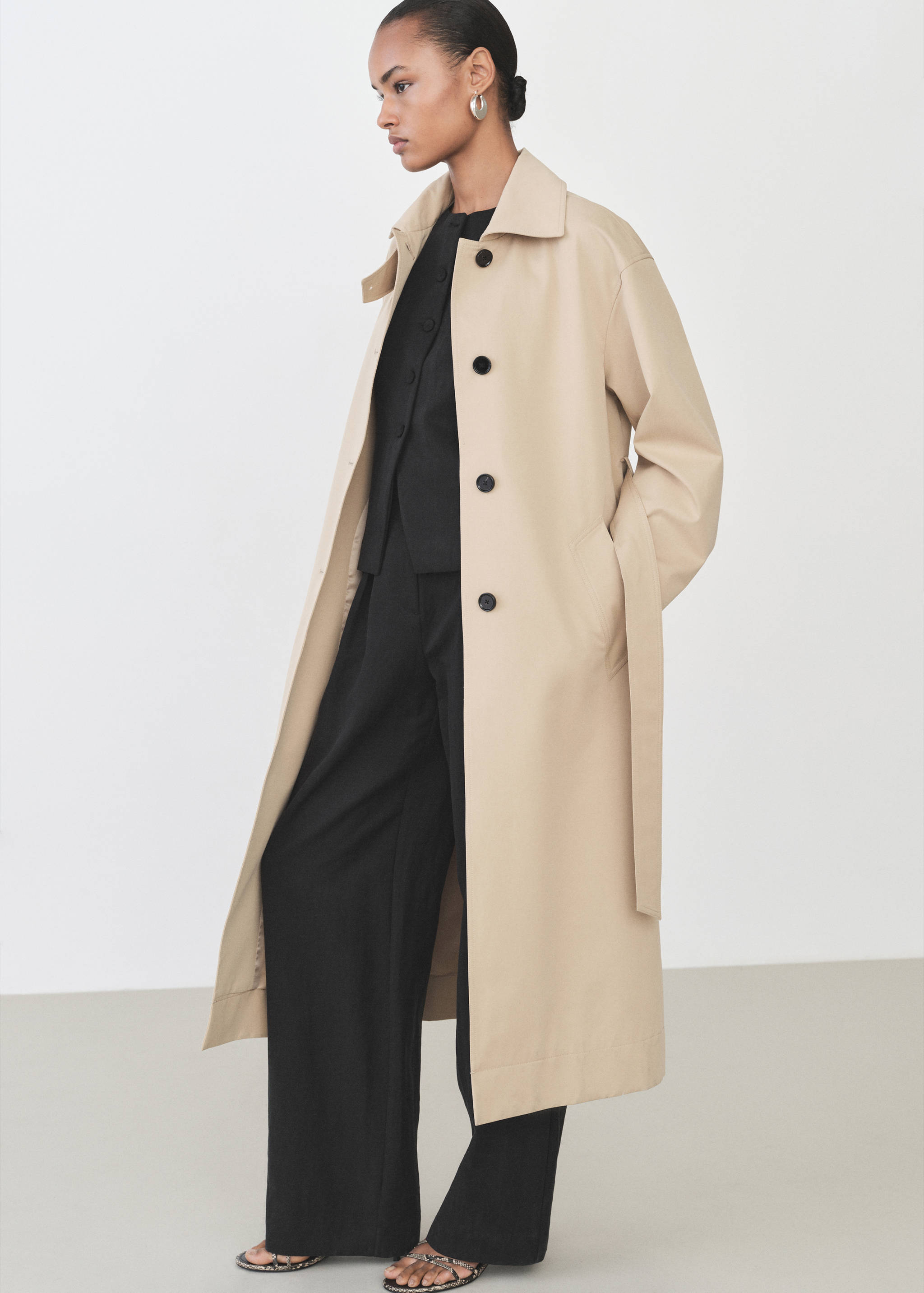 Straight pants suit lyocell - Details of the article 6