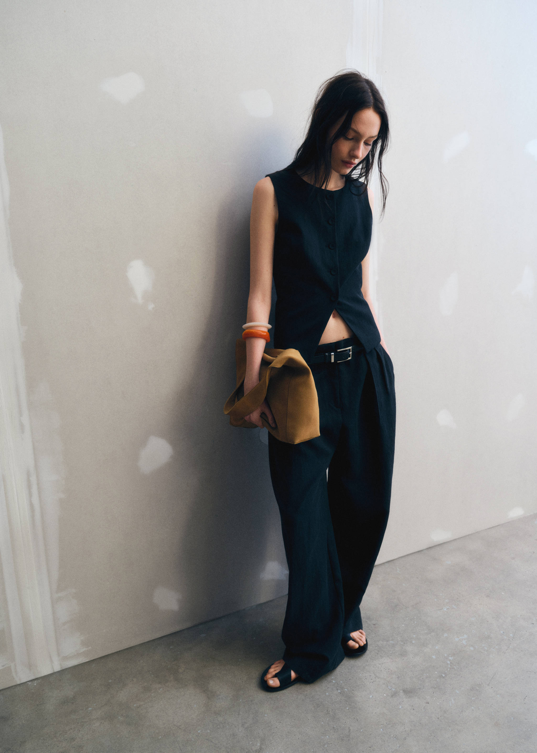 Straight pants suit lyocell - Details of the article 7