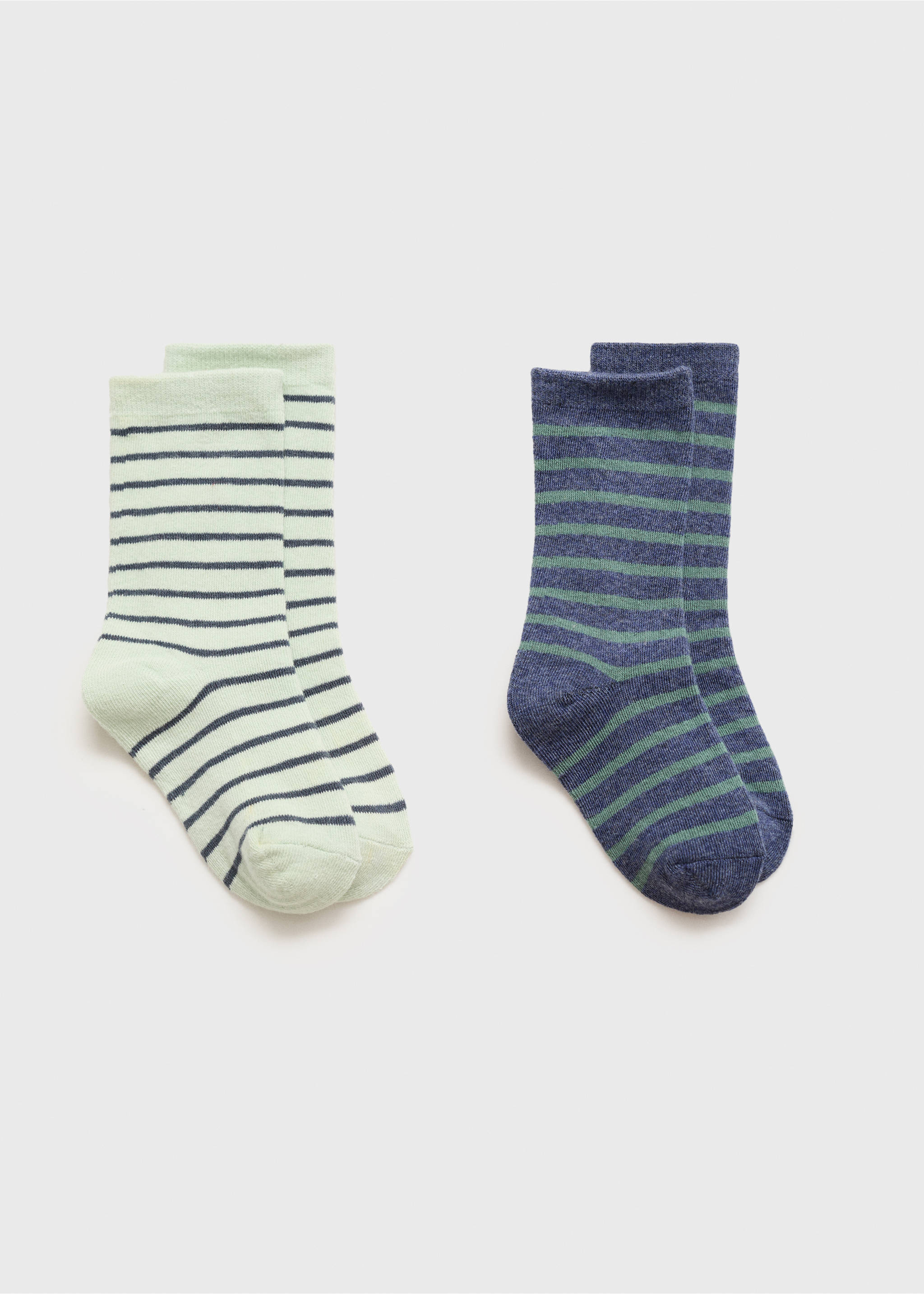 Pack 2 calcetines combinados - Artículo sin modelo, Azul marino oscuro. Ref: 87096346-00.