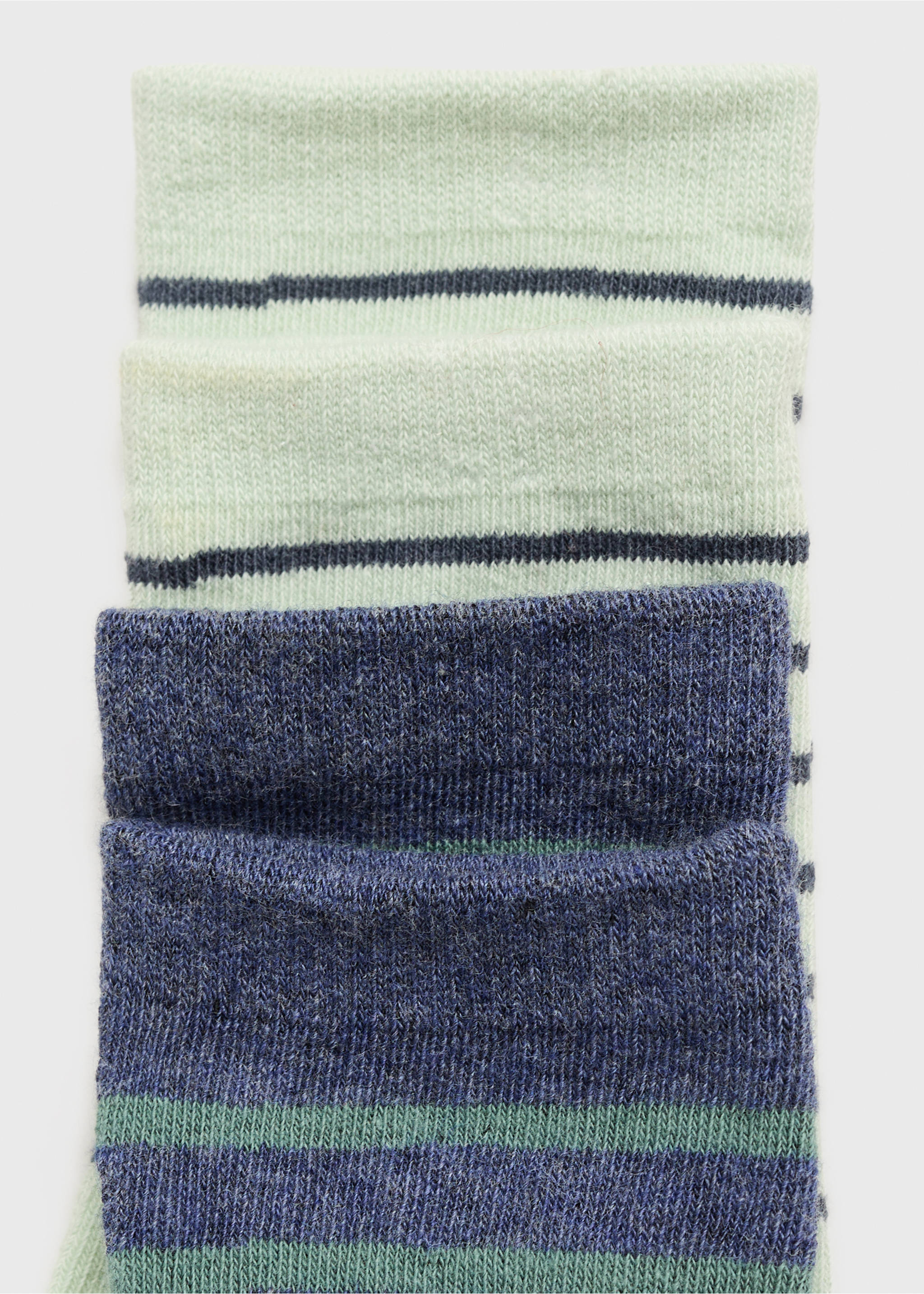 Pack 2 calcetines combinados - Reverso del artículo, Azul marino oscuro. Ref: 87096346-00.