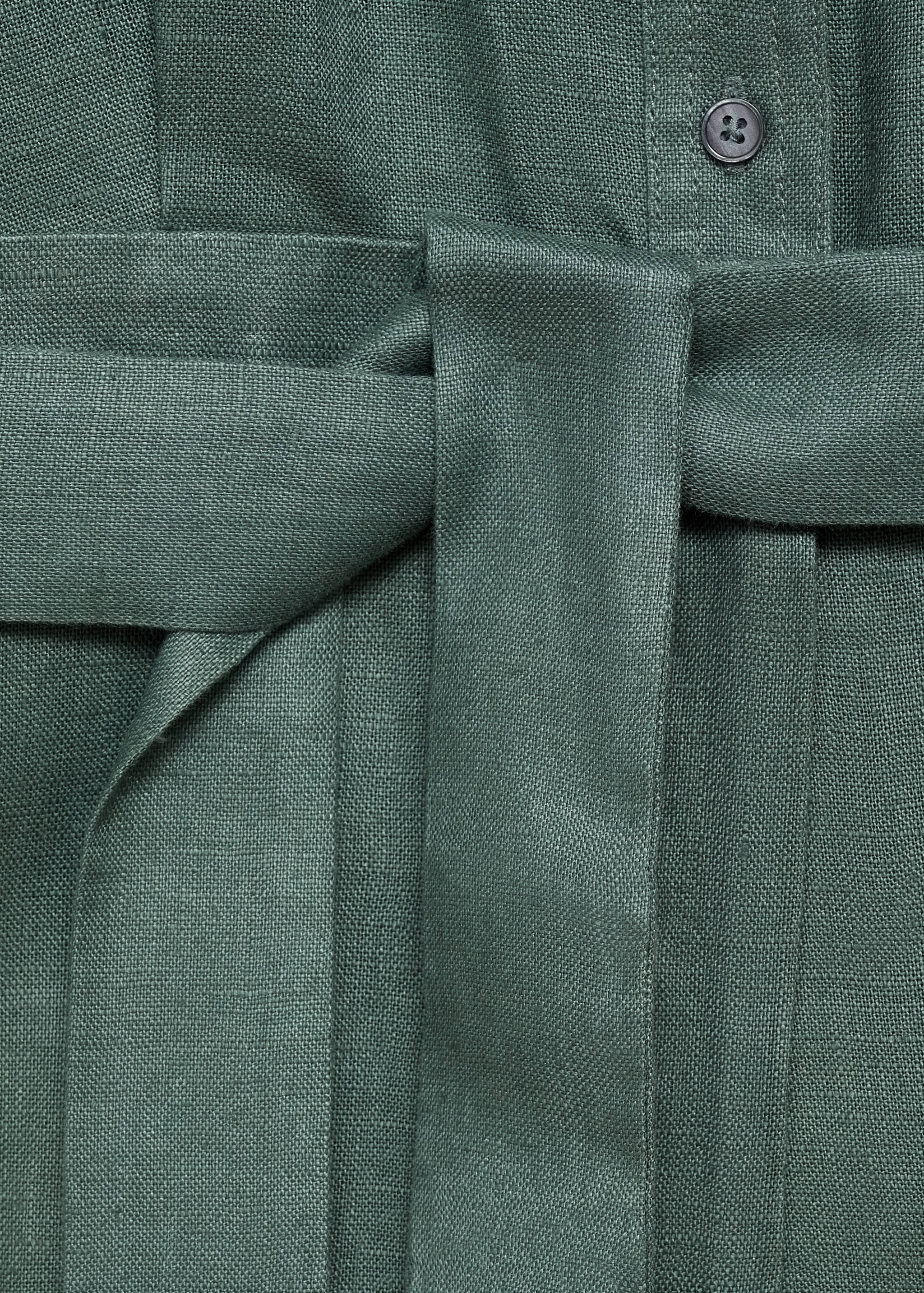 Linen shirt jumpsuit - Details of the article 8
