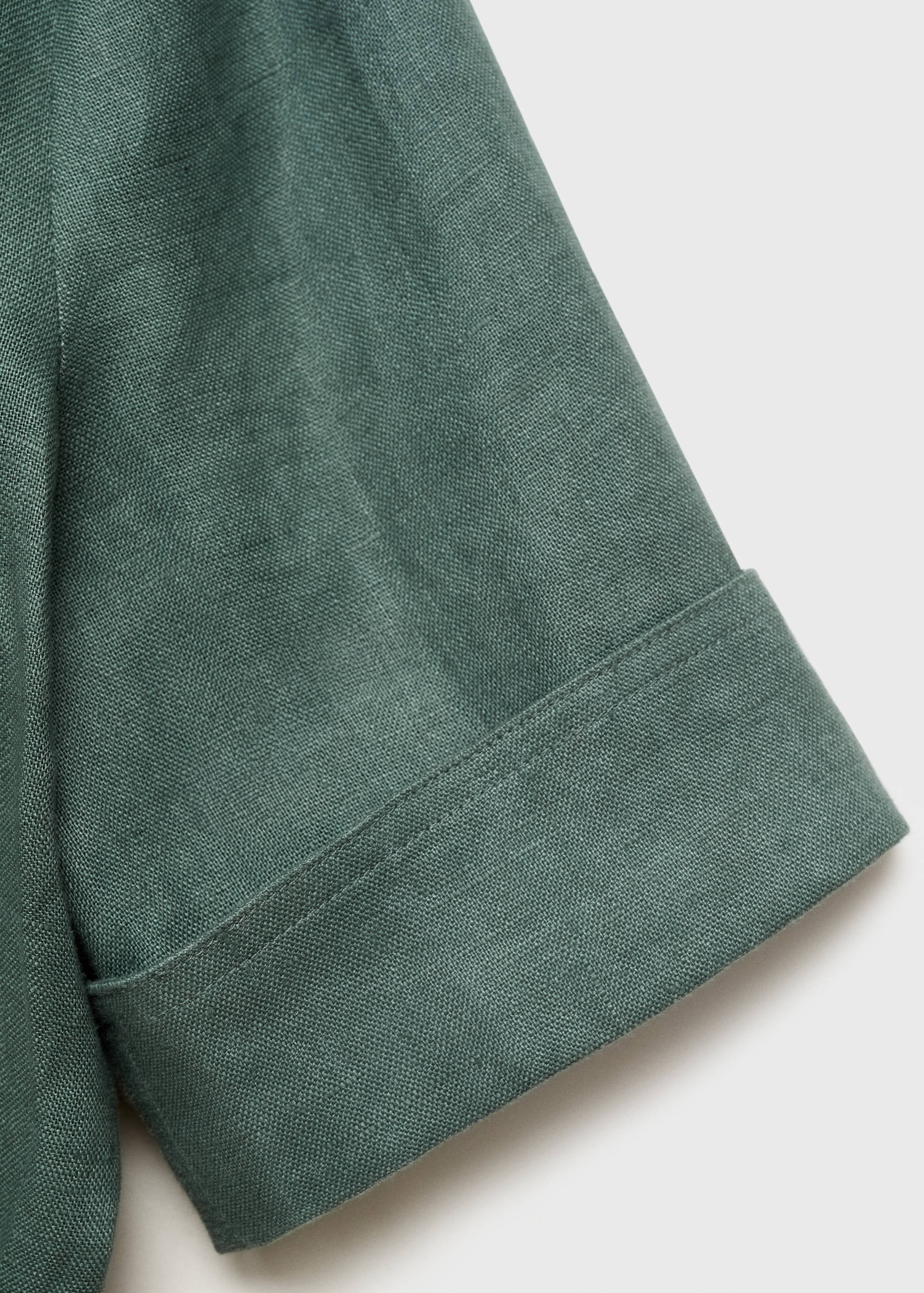 Linen shirt jumpsuit - Details of the article 0