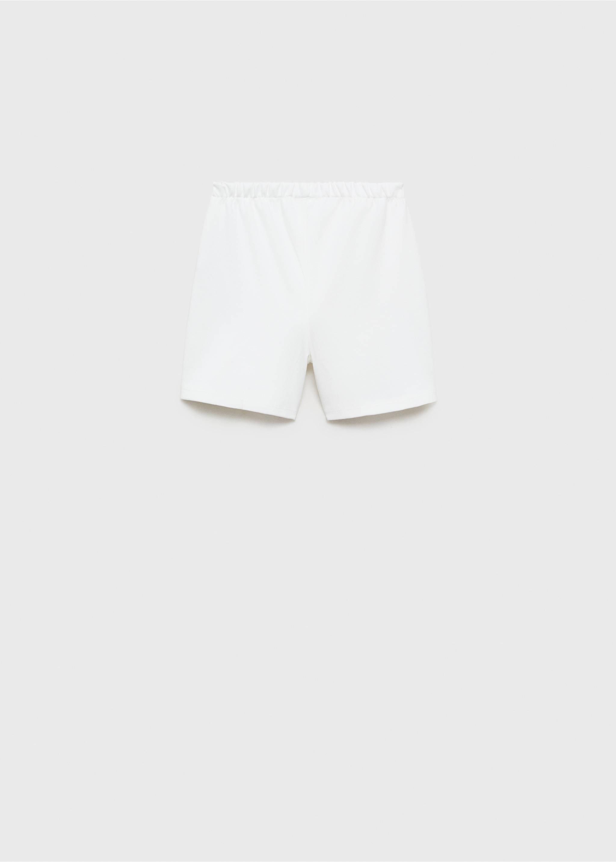 Cotton skort - Reverse of the article, Off White. Ref: 87096350-00.