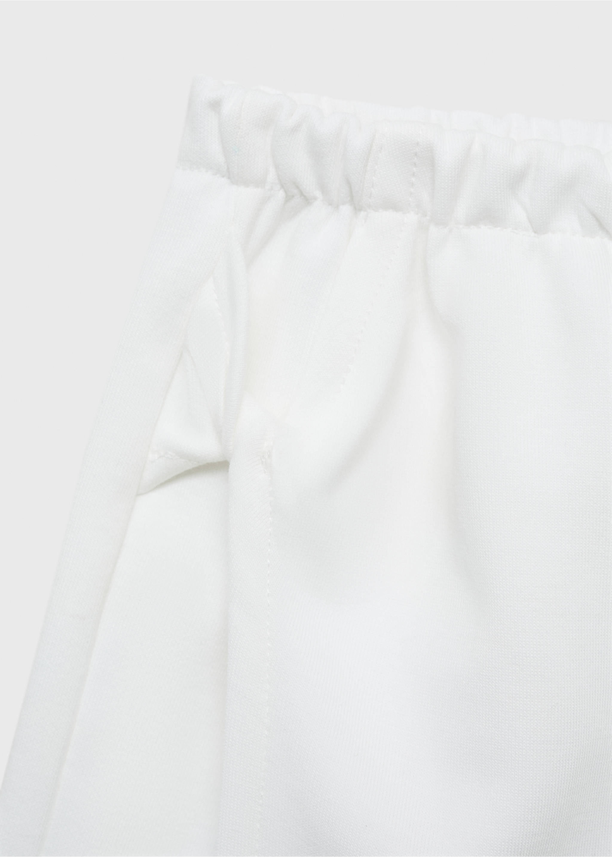 Cotton skort - Details of the article 8, Off White. Ref: 87096350-00.