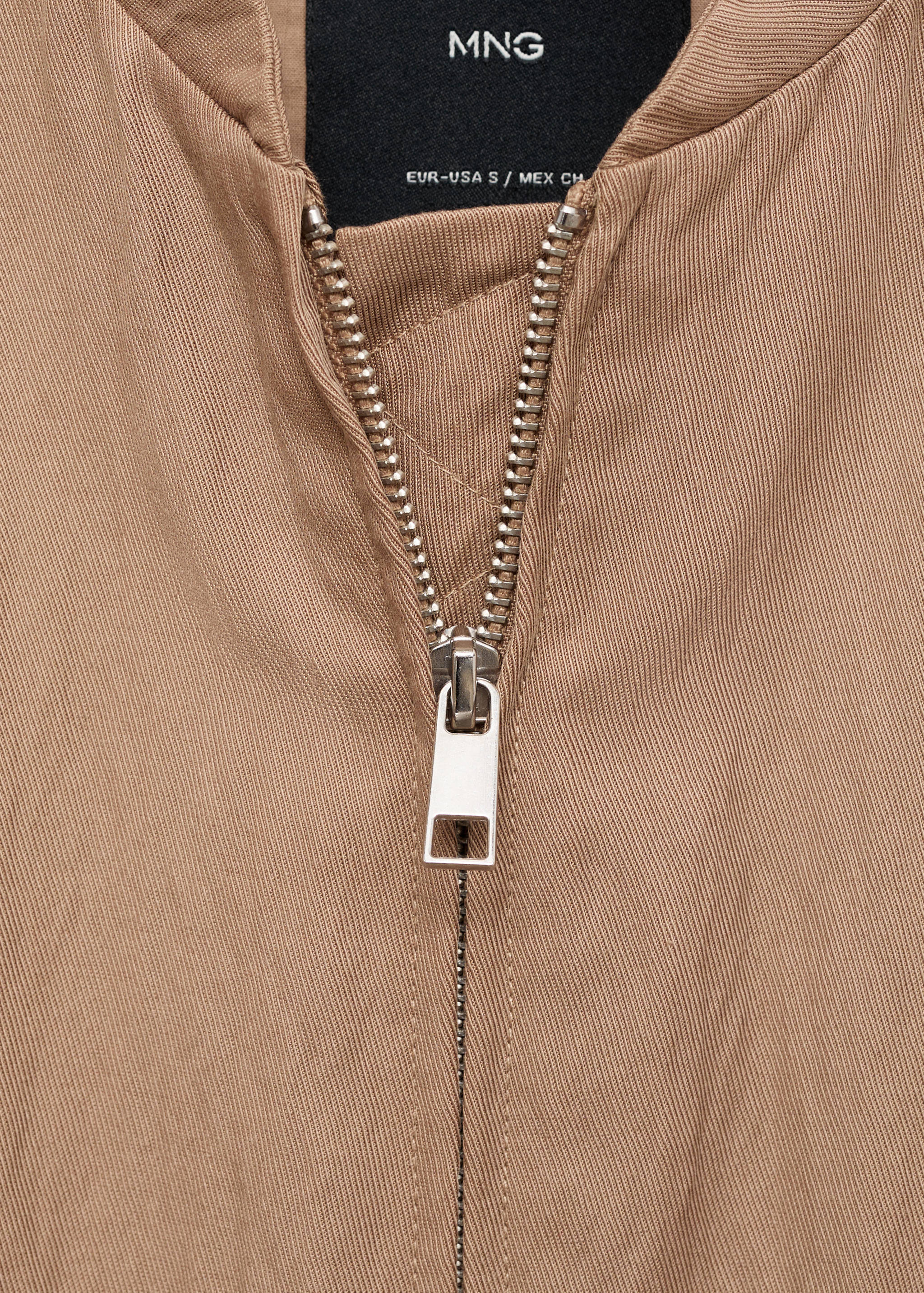 Lyocell bomber jacket - Details of the article 8