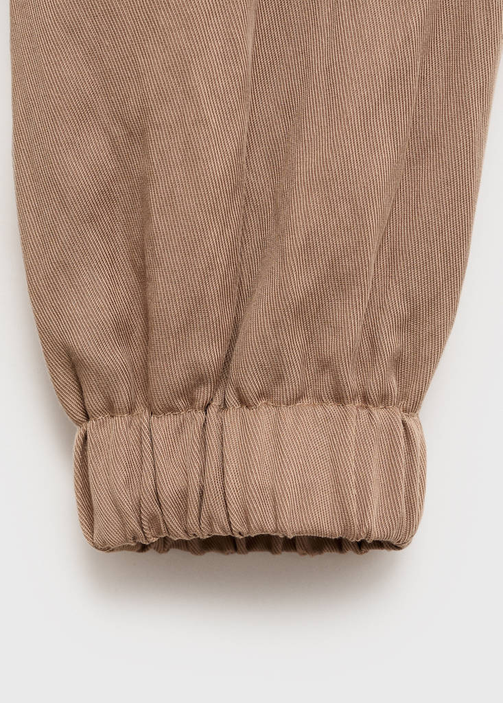 Lyocell bomber jacket — Medium Brown