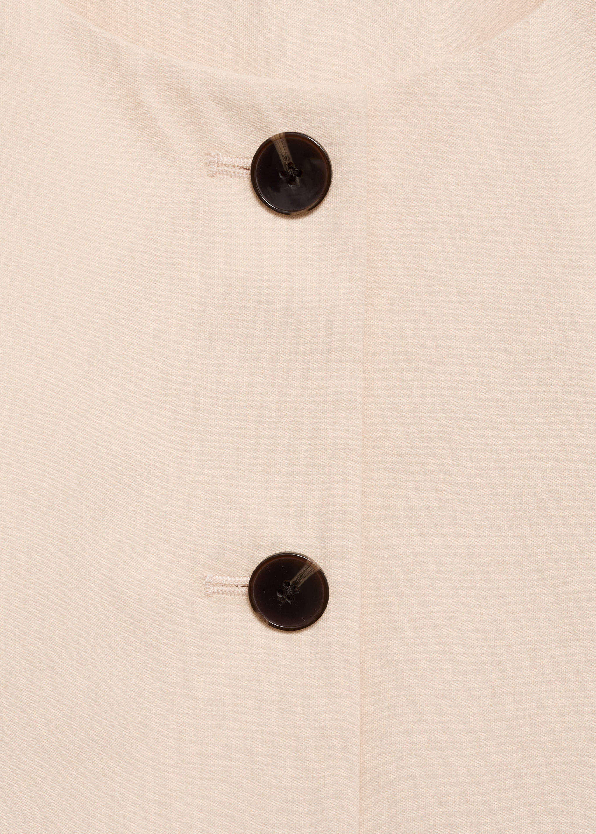 Cotton crop top with buttons - Details of the article 8