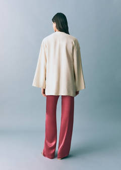 Kimono style jacket — Light/Pastel Grey 6