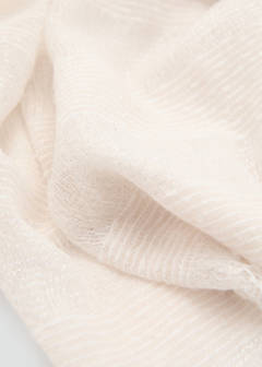 Frayed edge scarf — Sand 2