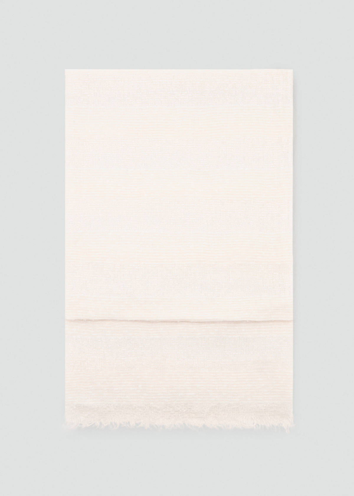 Frayed edge scarf — Sand