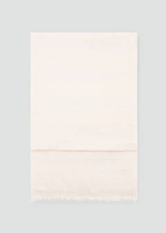 Frayed edge scarf — Sand 1