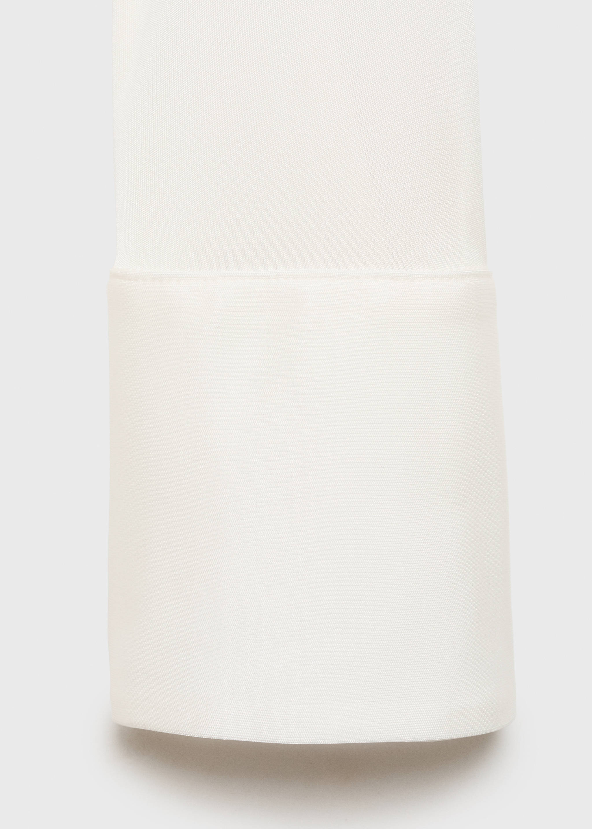 Satijnen jurk met rucheskraag - Detail van het artikel 0