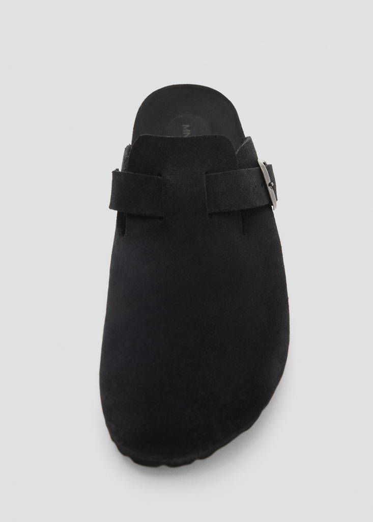 Suede leather clogs - thumbnail 5