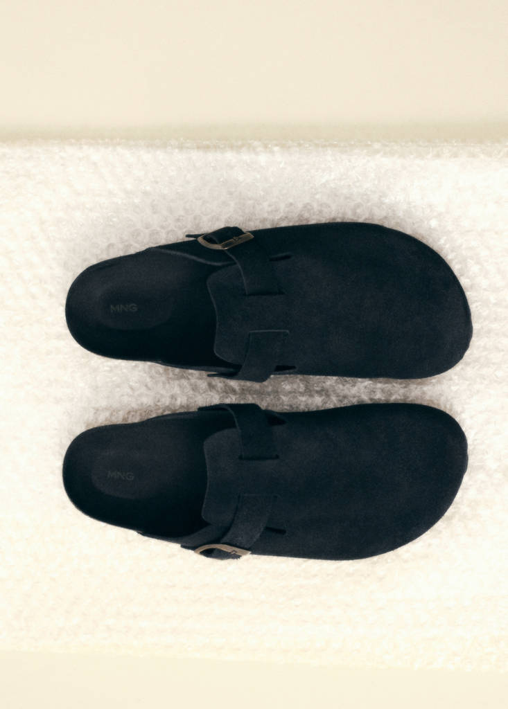 Suede leather clogs - thumbnail 6