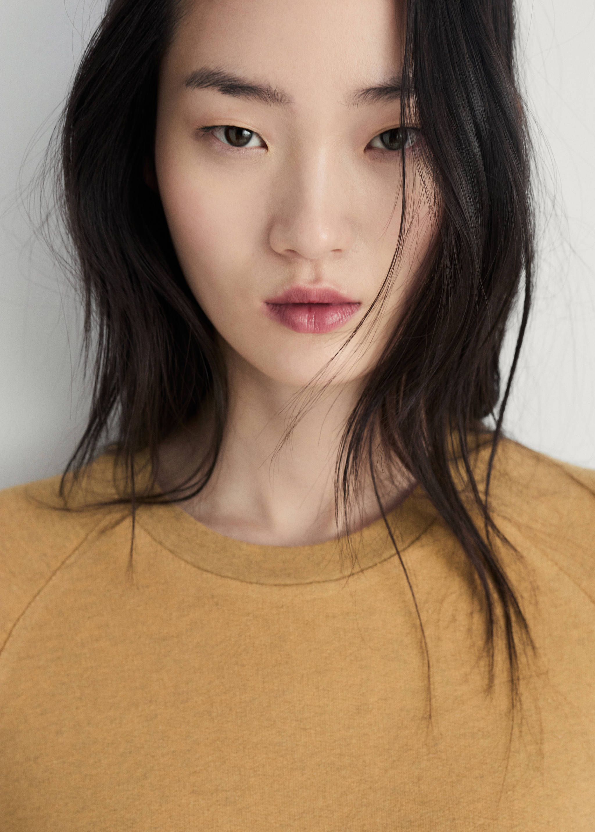 杂色绒布棉质睡袍 - null