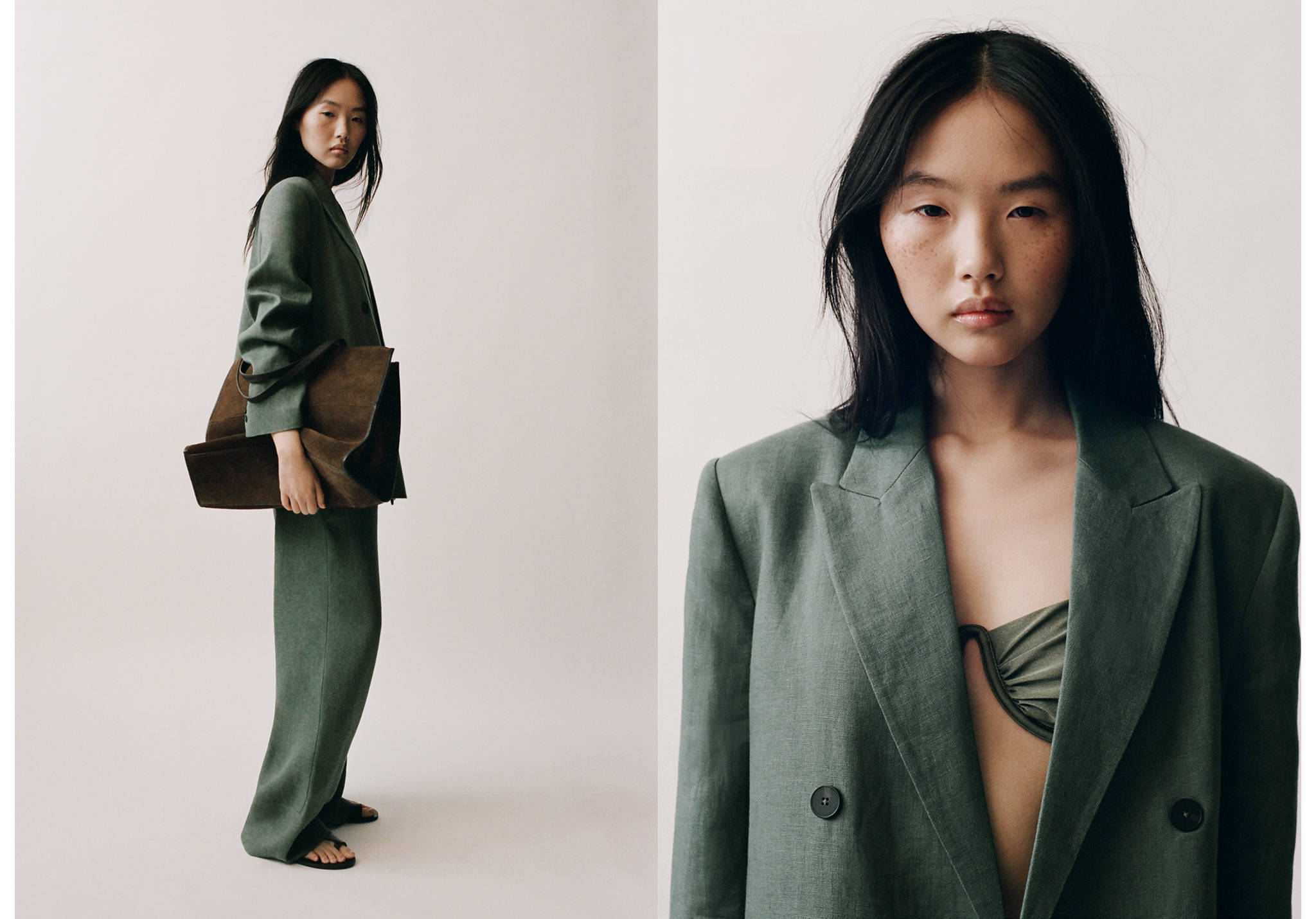 Linen suit jacket - Panoramic plane