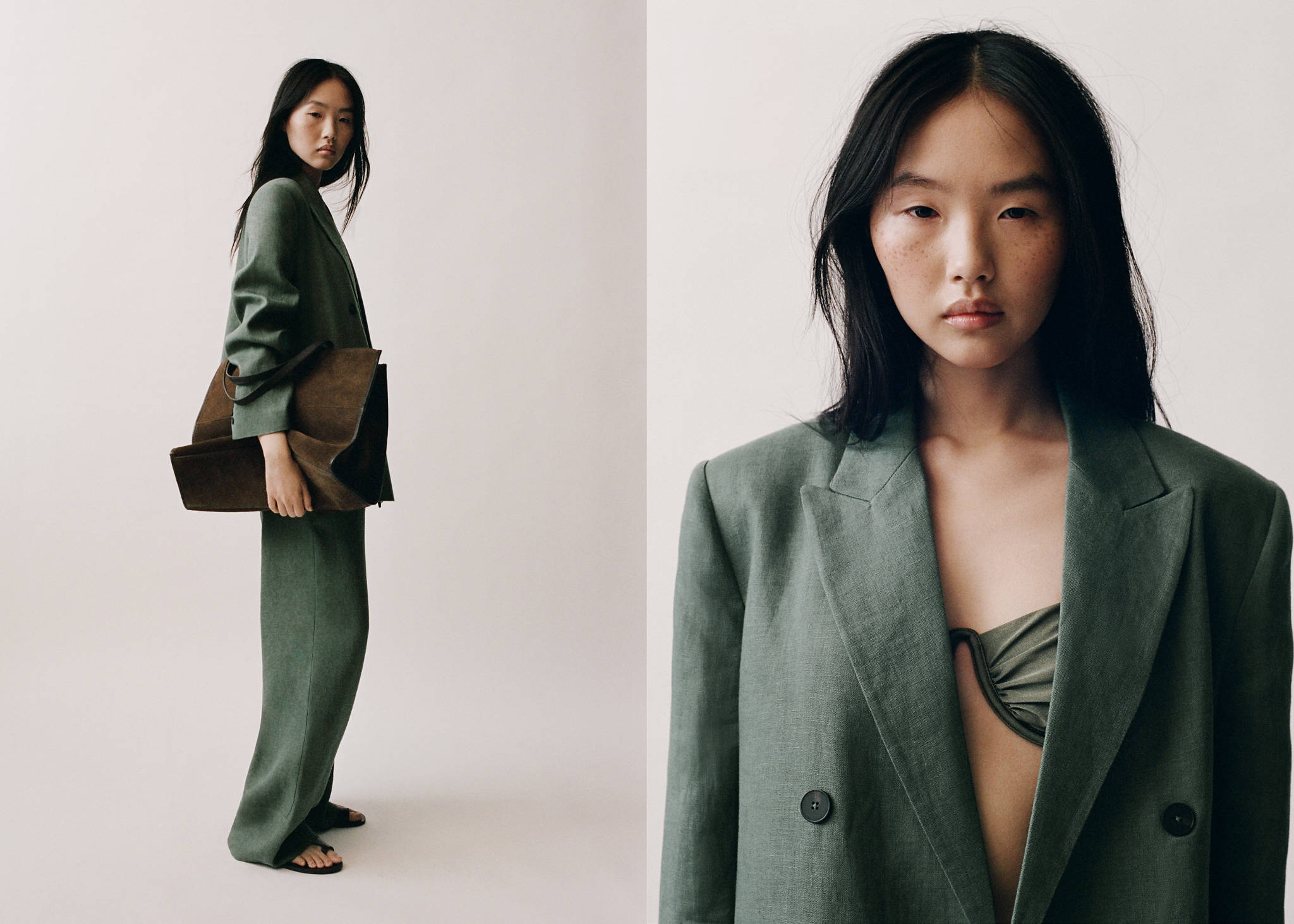 Linen suit jacket - Panoramic plane