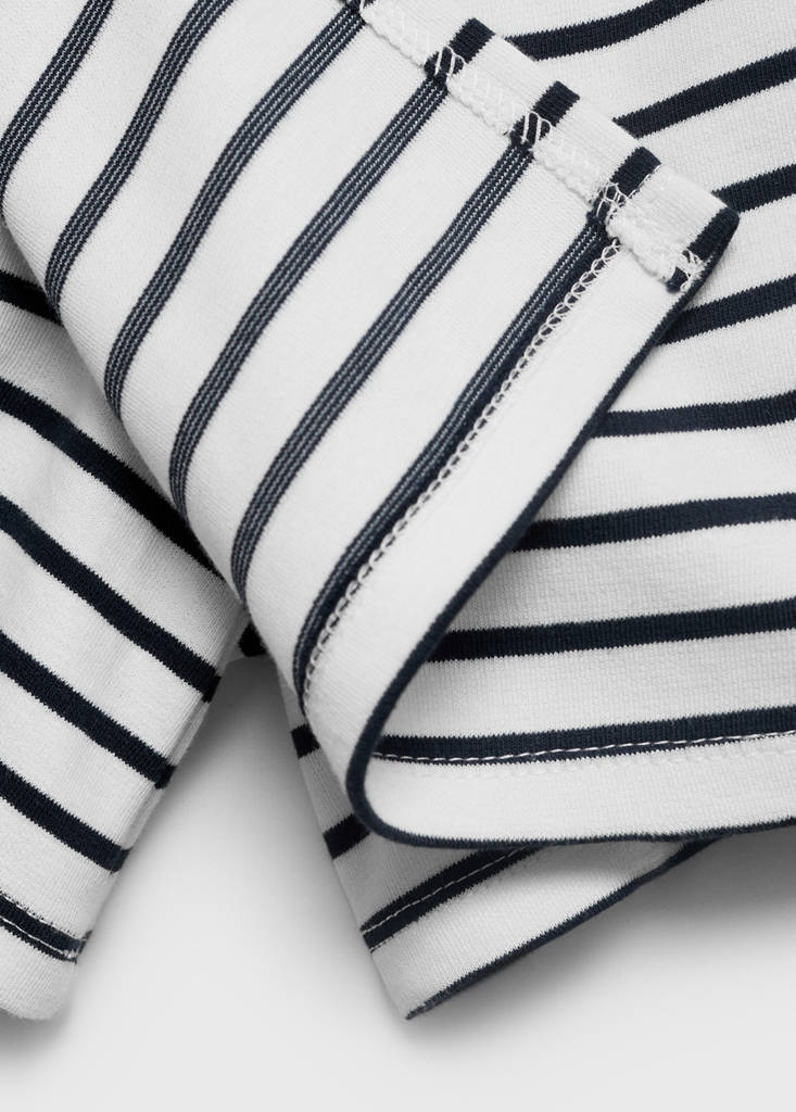Striped skort — Navy