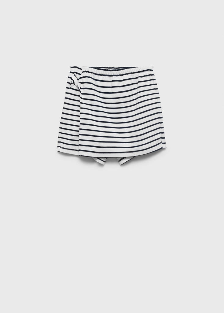 Striped skort — Navy