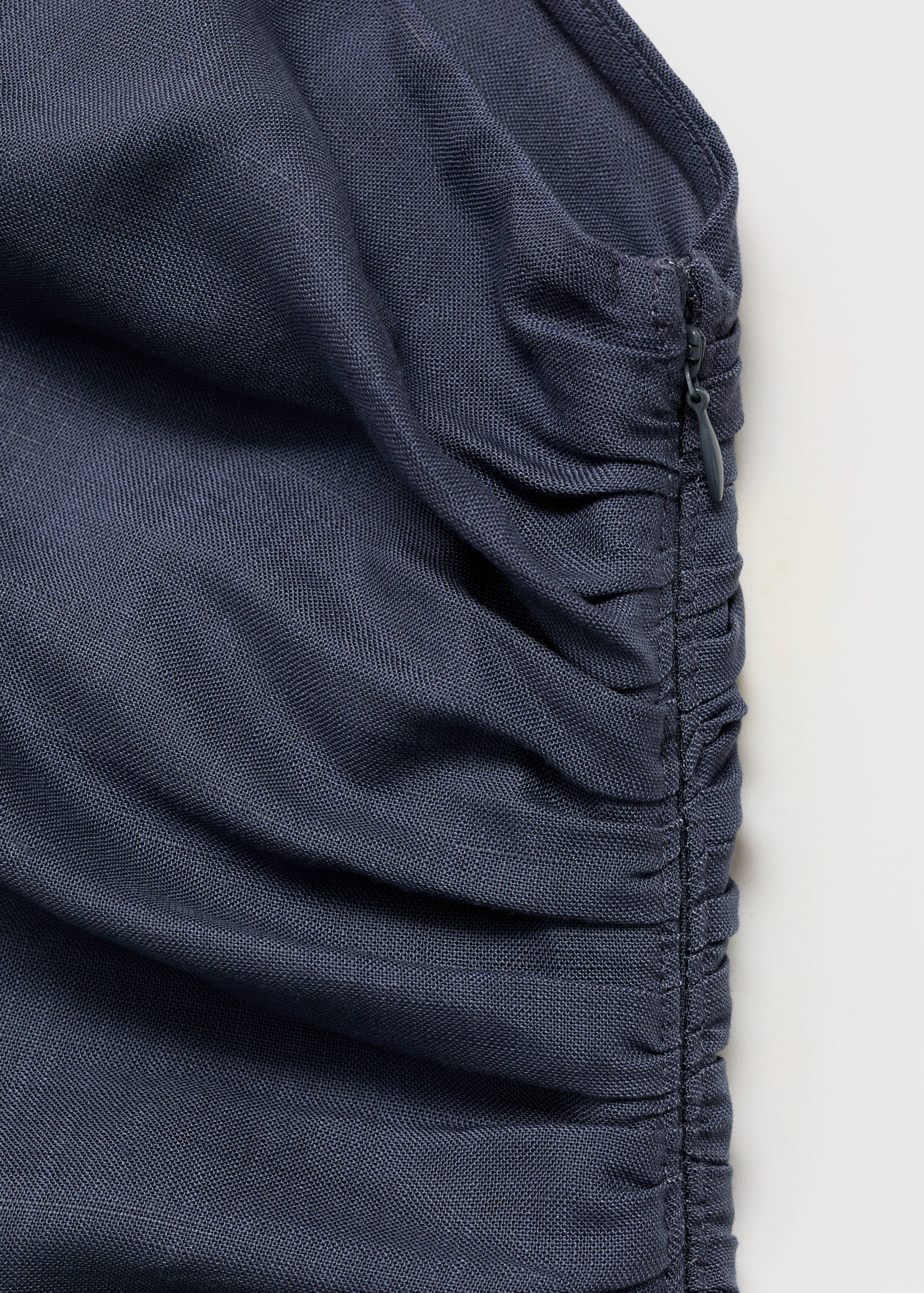 Robe asymétrique détails froncés - Détail de l'article 0