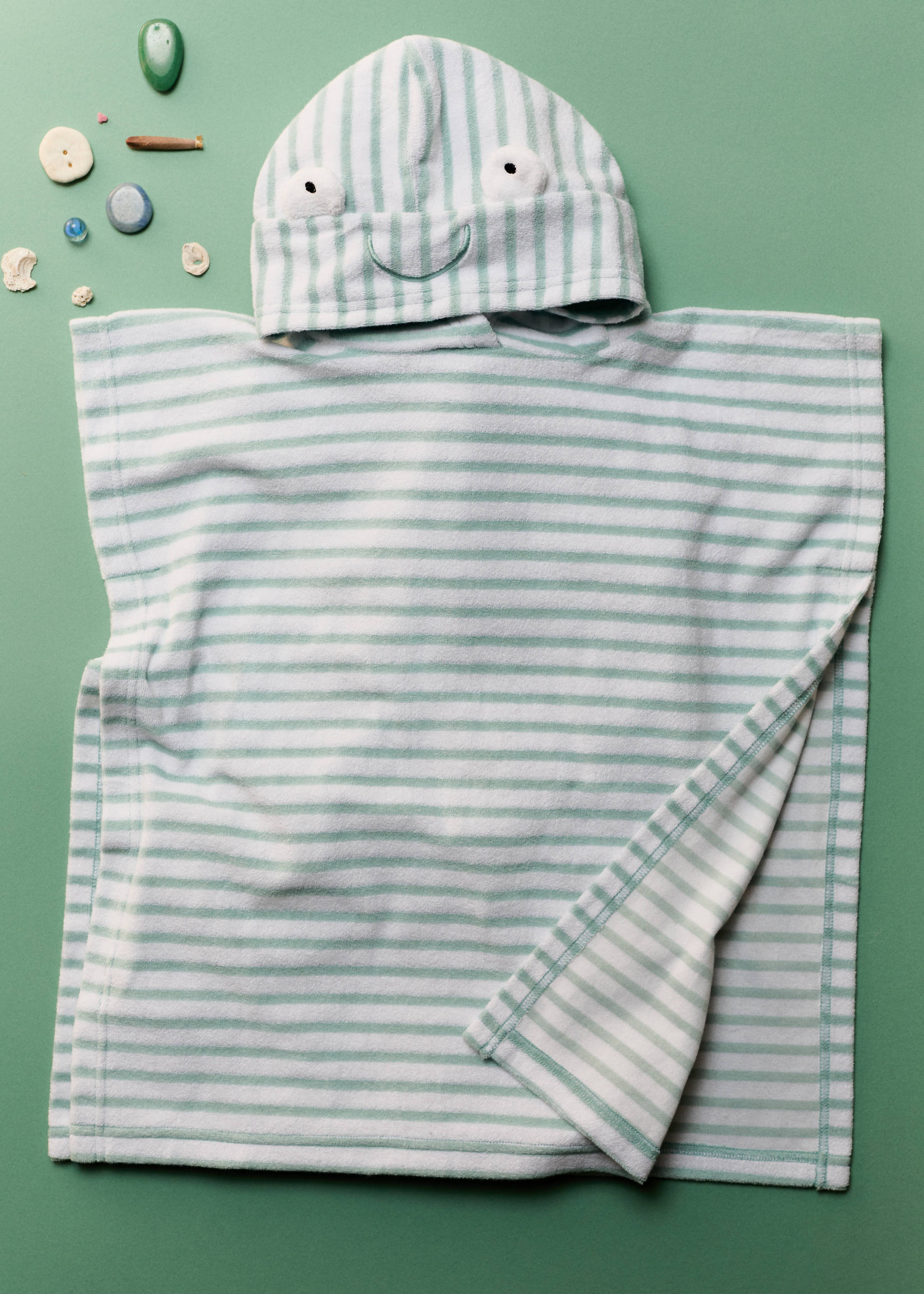 Striped poncho towel - Details of the article 5