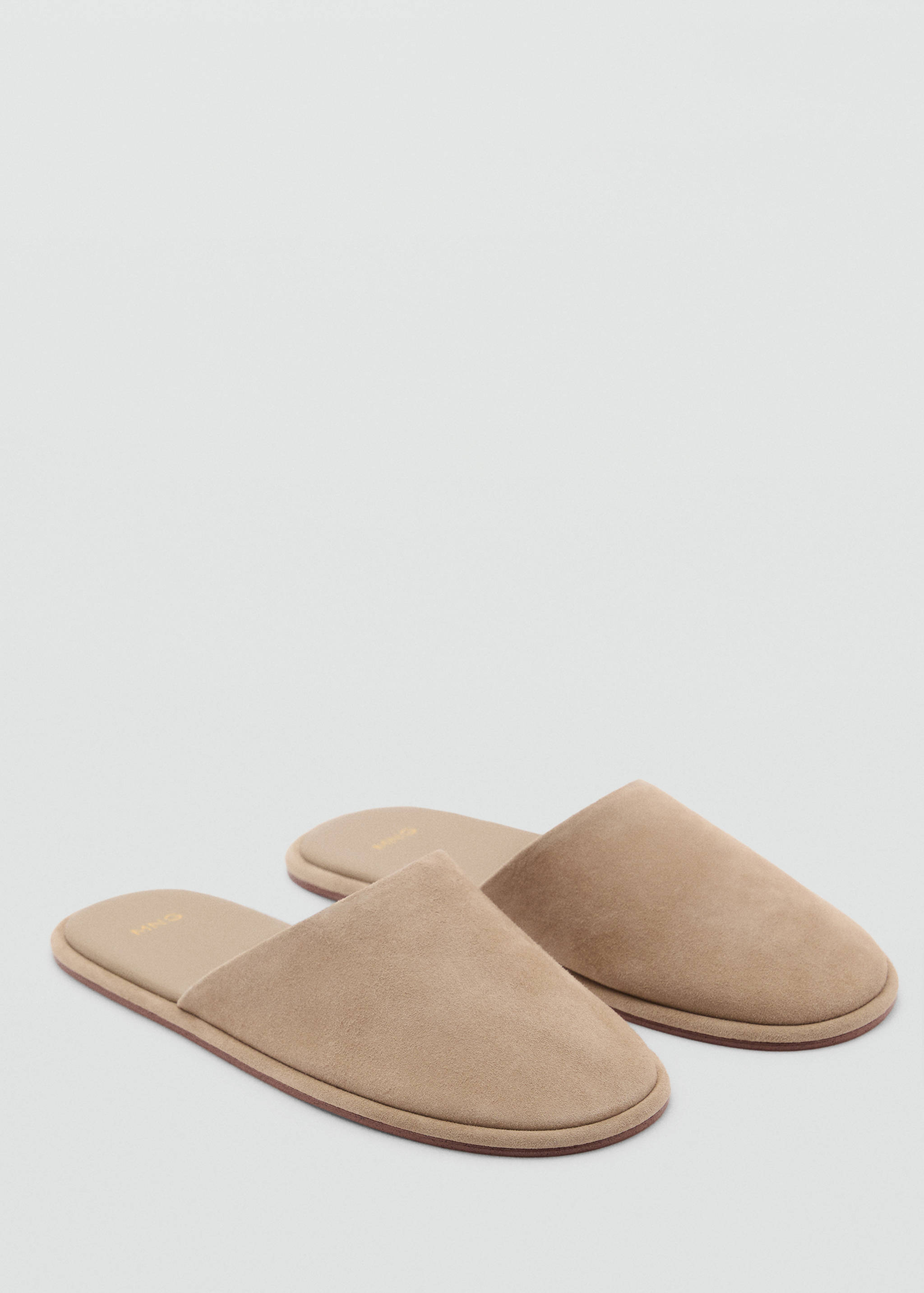 Suede sling back shoes - Medium plane