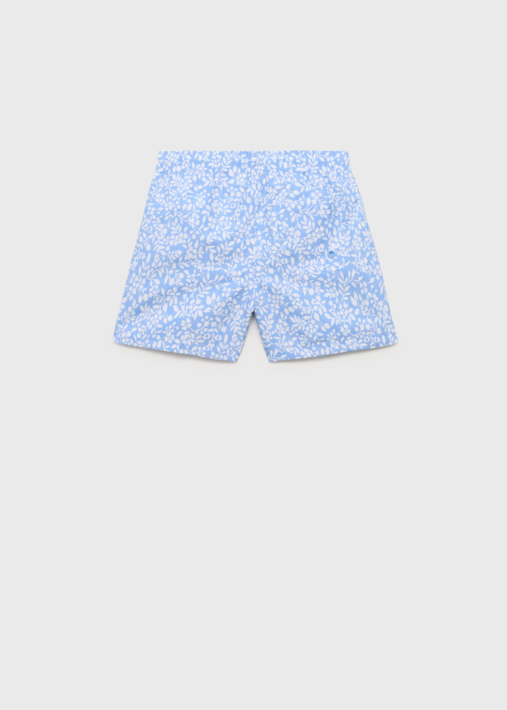 Floral print swimsuit - Reverse of the article