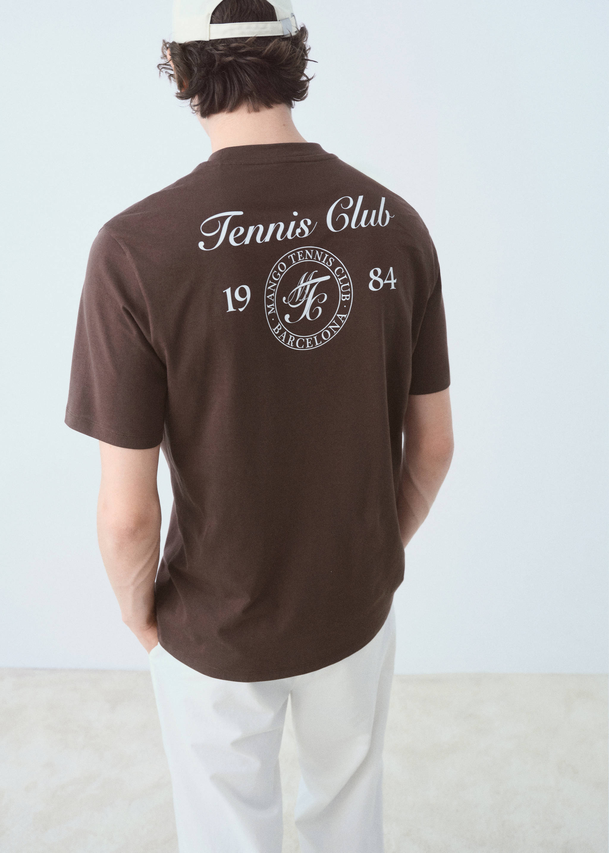 Футболка 100% хлопок с текстом - Обратная сторона изделия