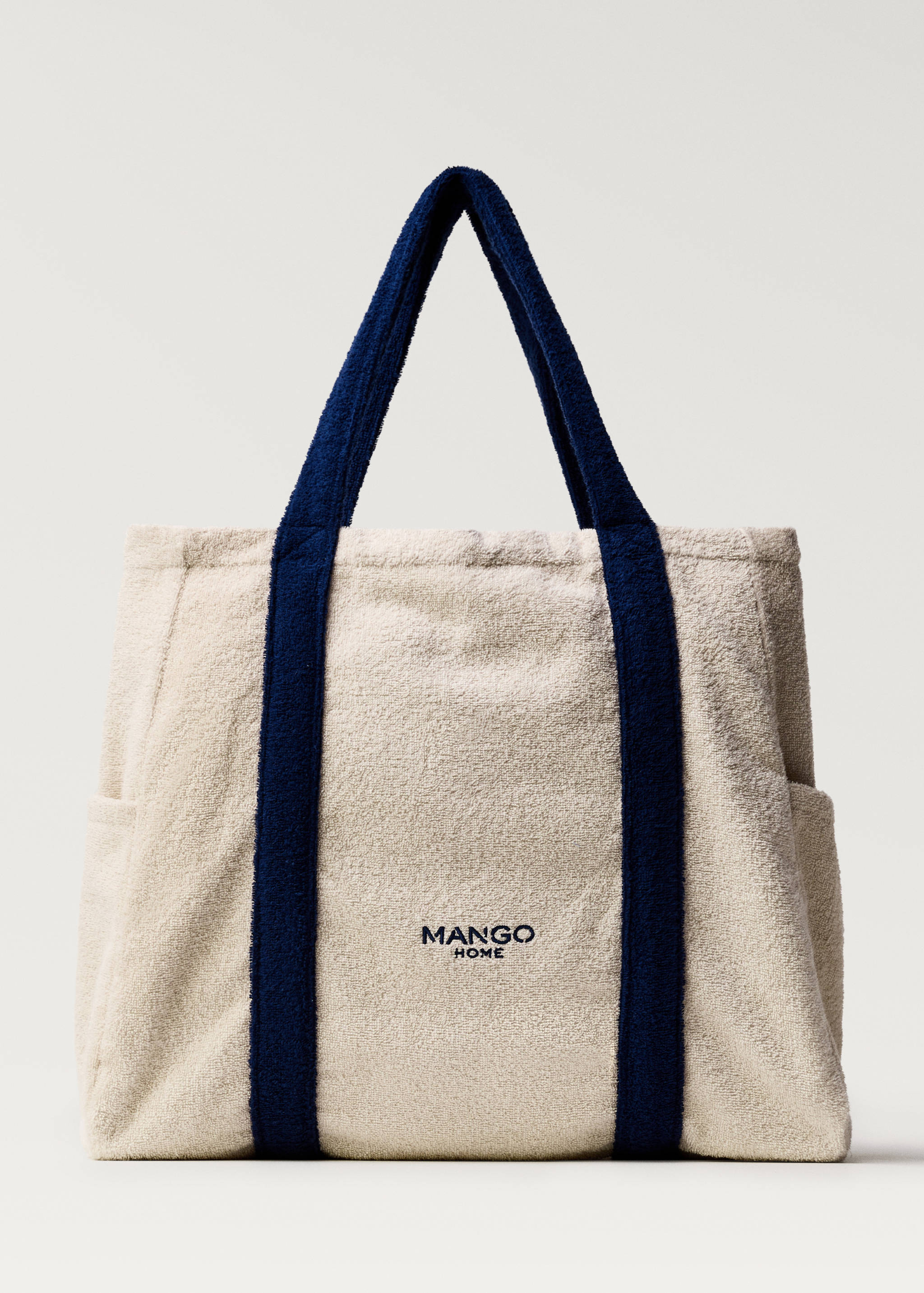 Torba plażowa z materiału frotte - Artykuł bez modela/modelki