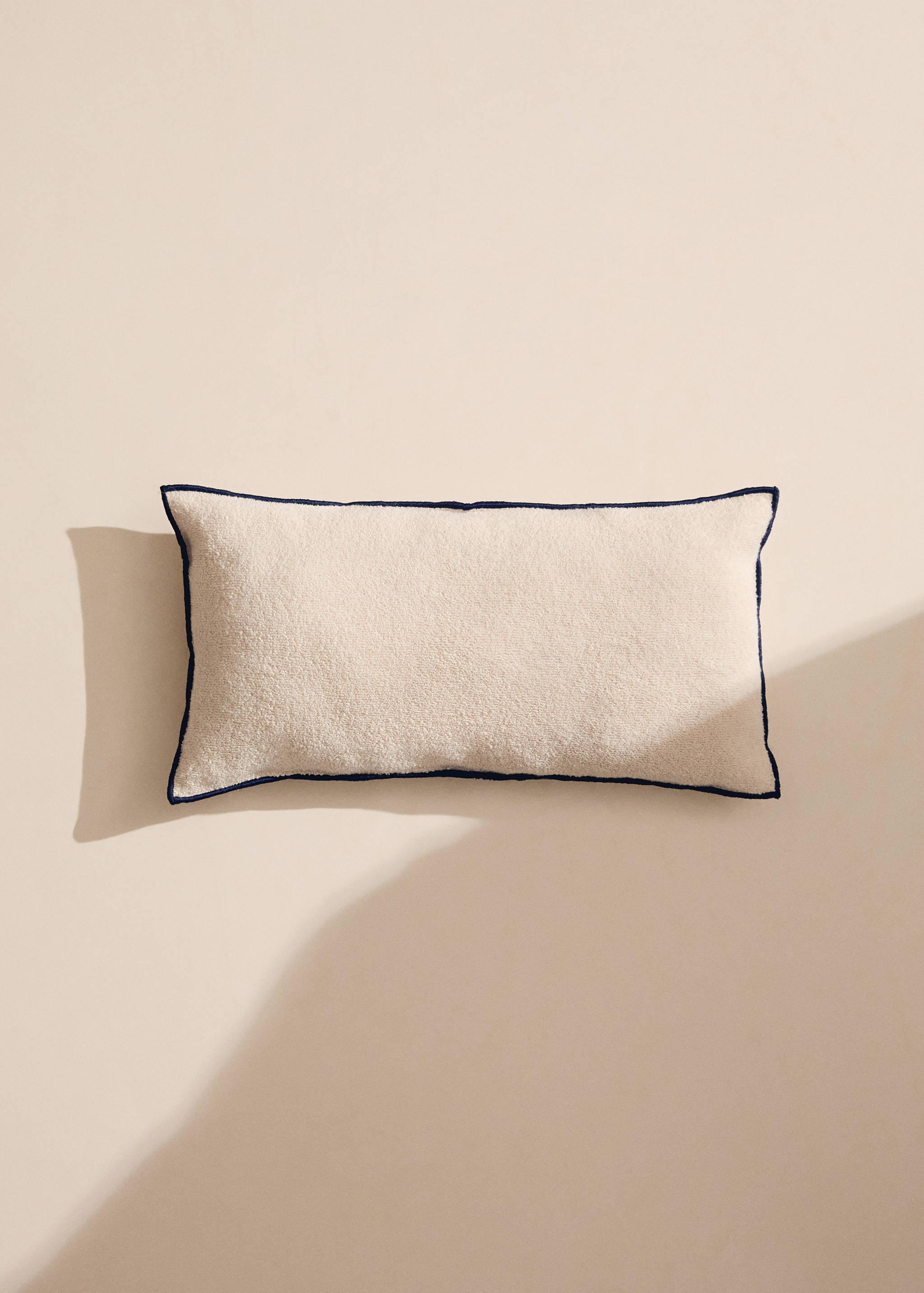 Towel-effect beach cushion cover 22x41 cm - General plane