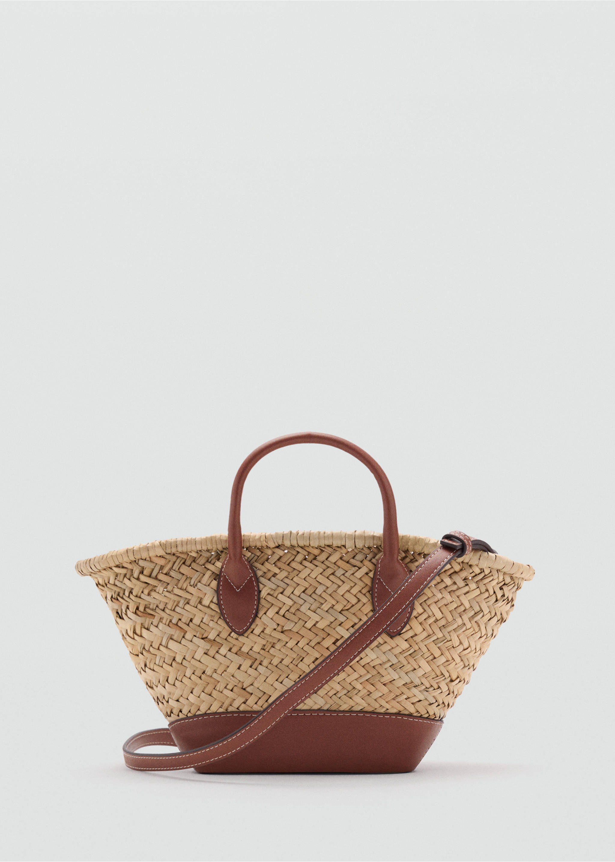 Small natural fiber basket - Article without model, Leather. Ref: 87097160-00.