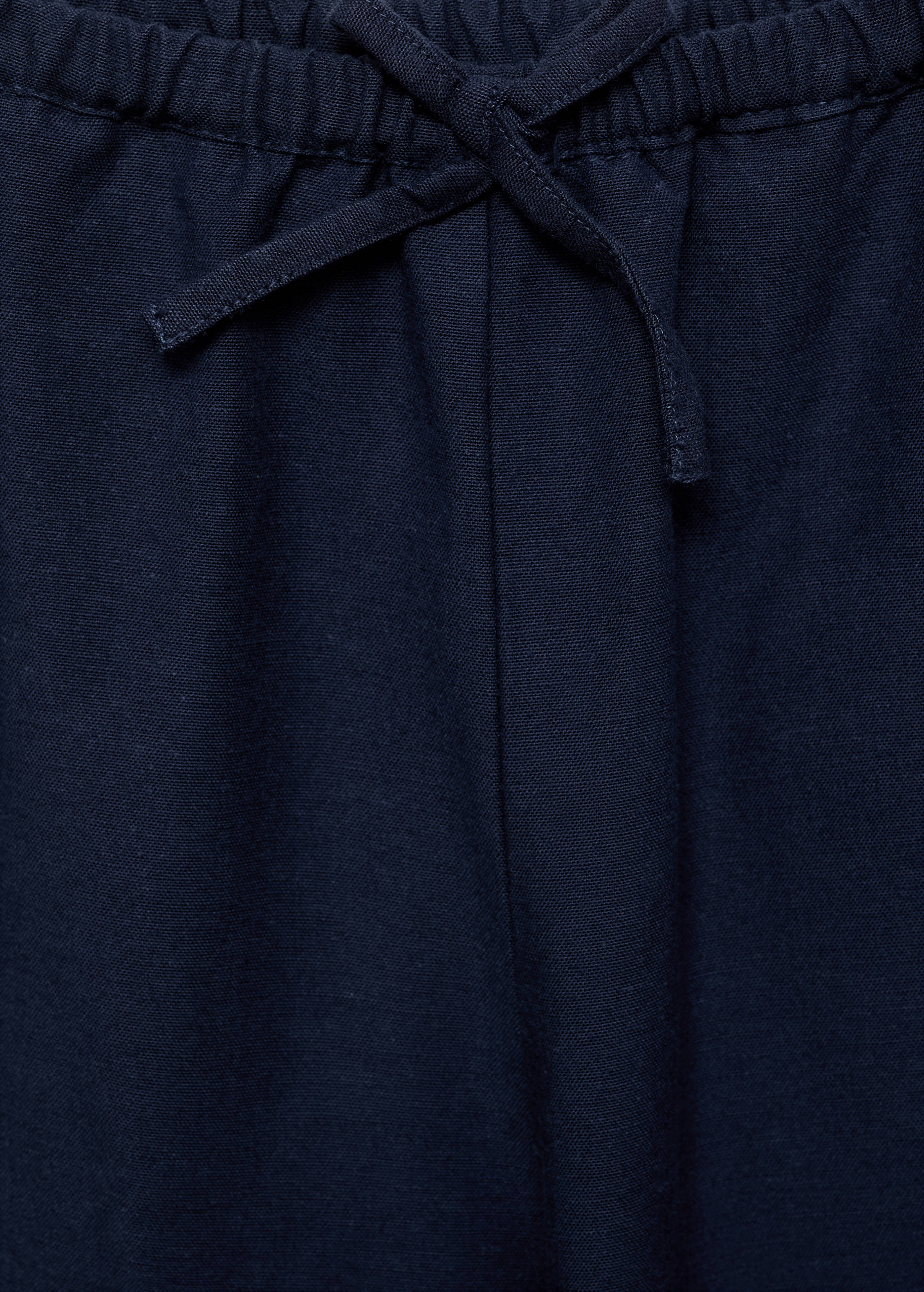 Cotton linen-blend trousers - Details of the article 8