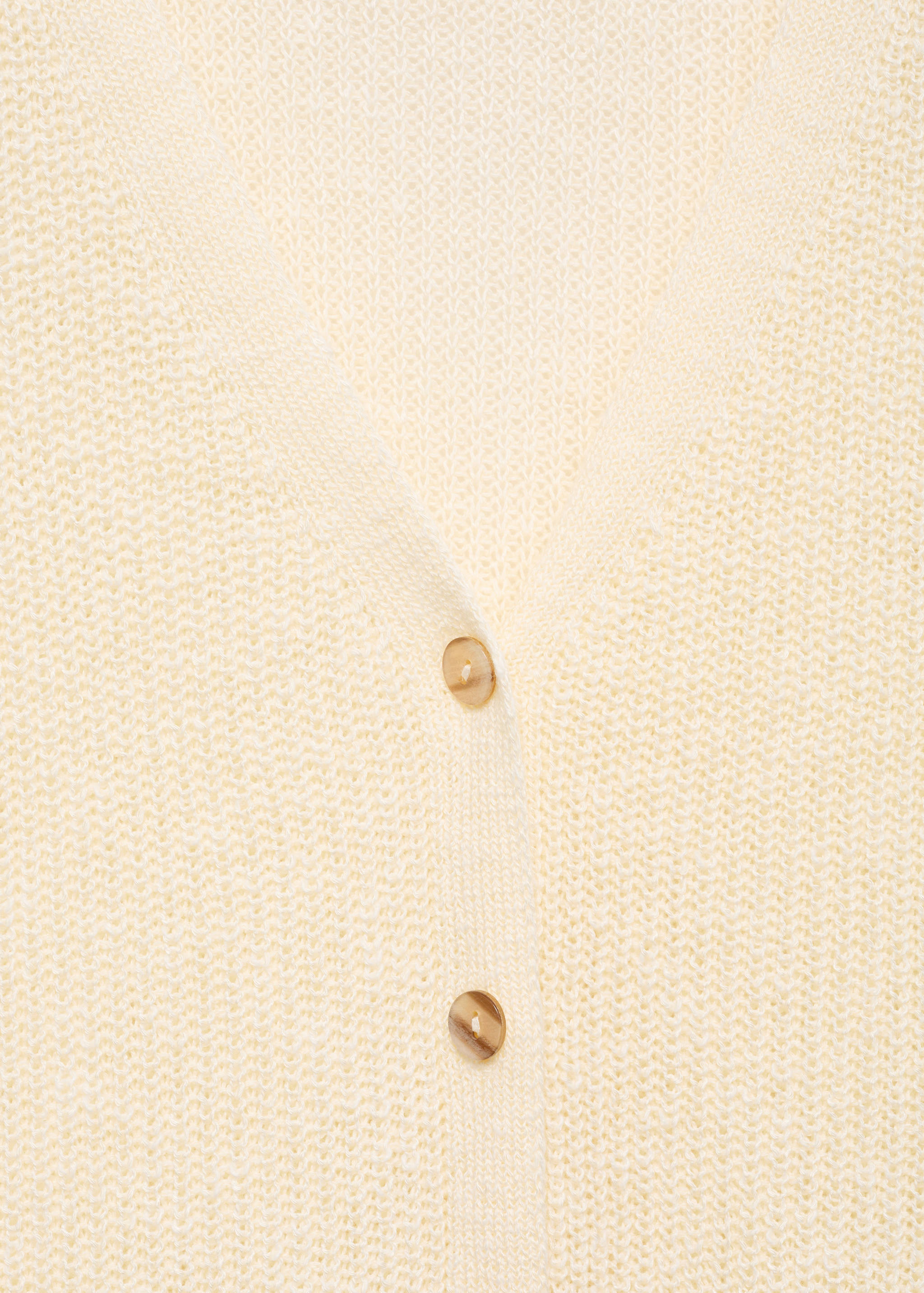 Grofgebreid gilet met knopen - Detail van het artikel 8