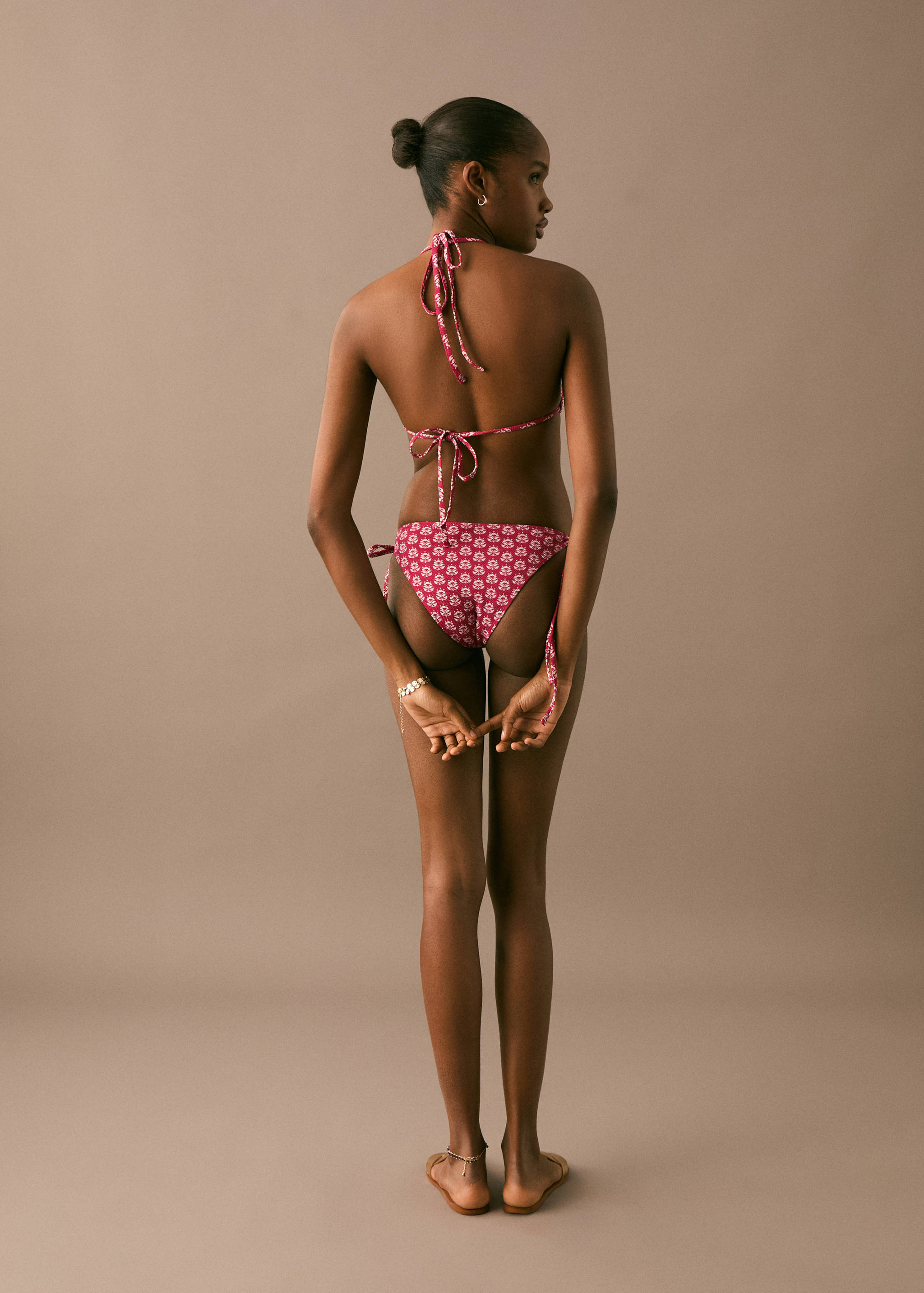 Multi-position printed bikini - Reverse of the article