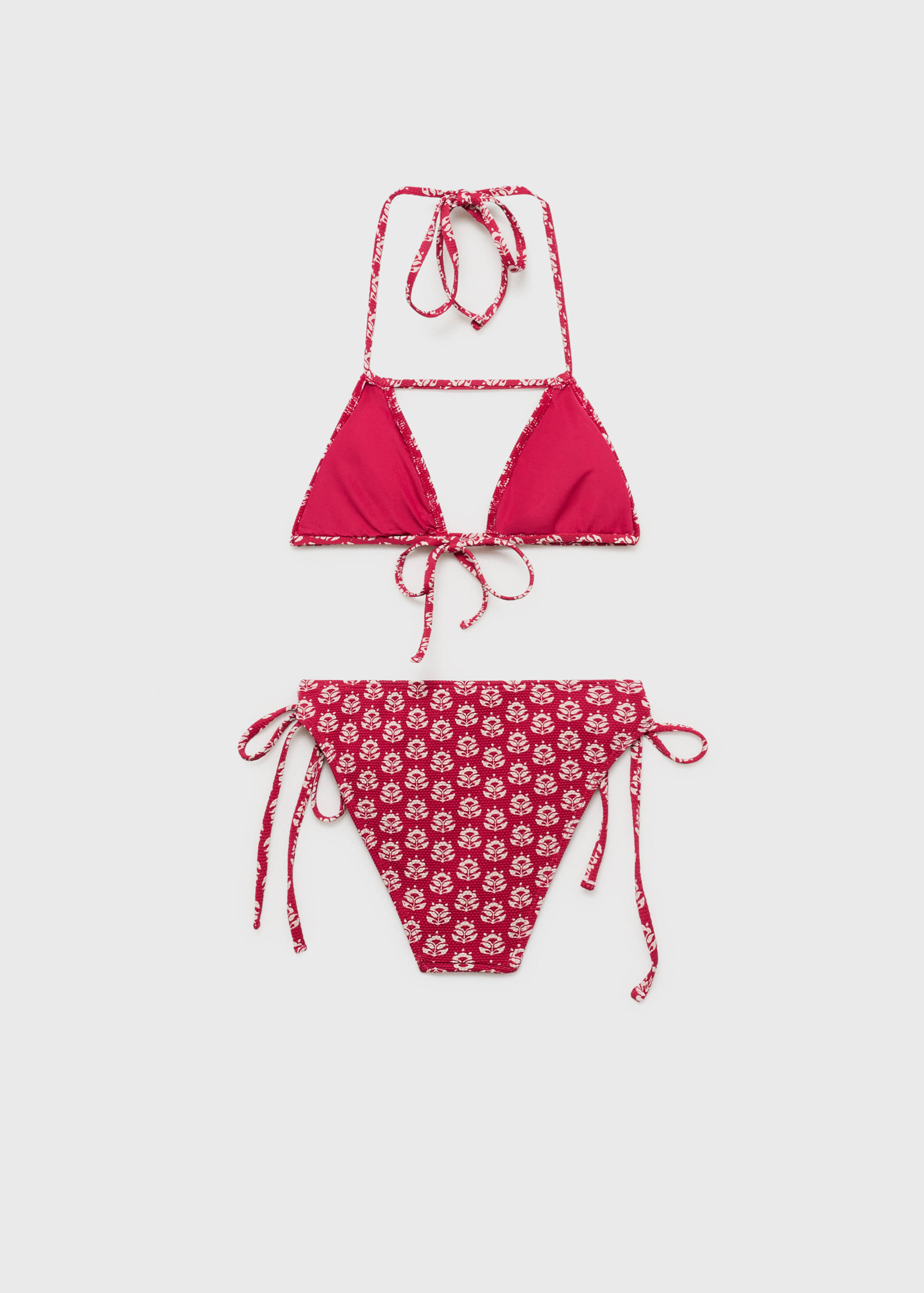 Multi-position printed bikini - Reverse of the article