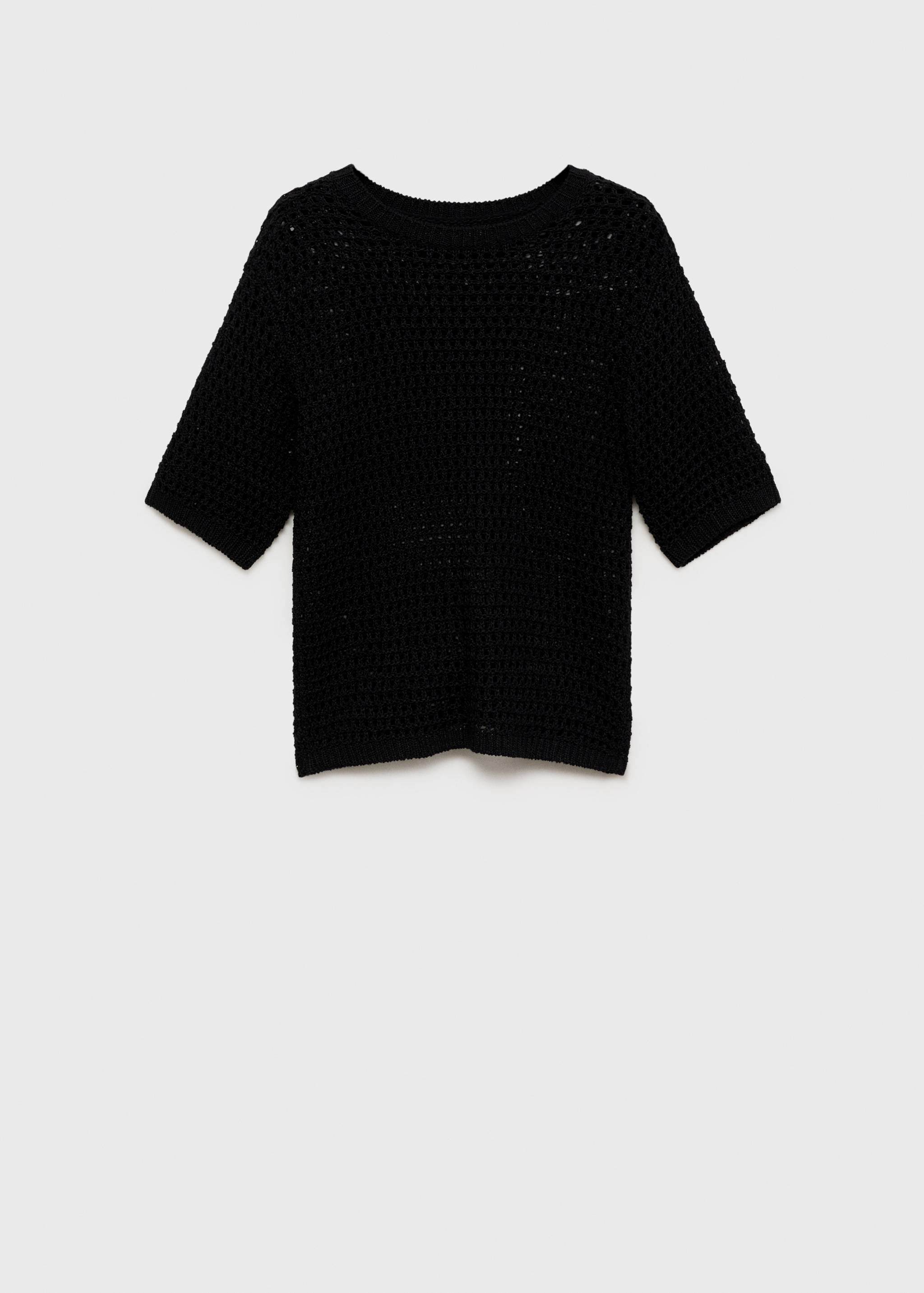 Jersey crochet manga corta - Artículo sin modelo