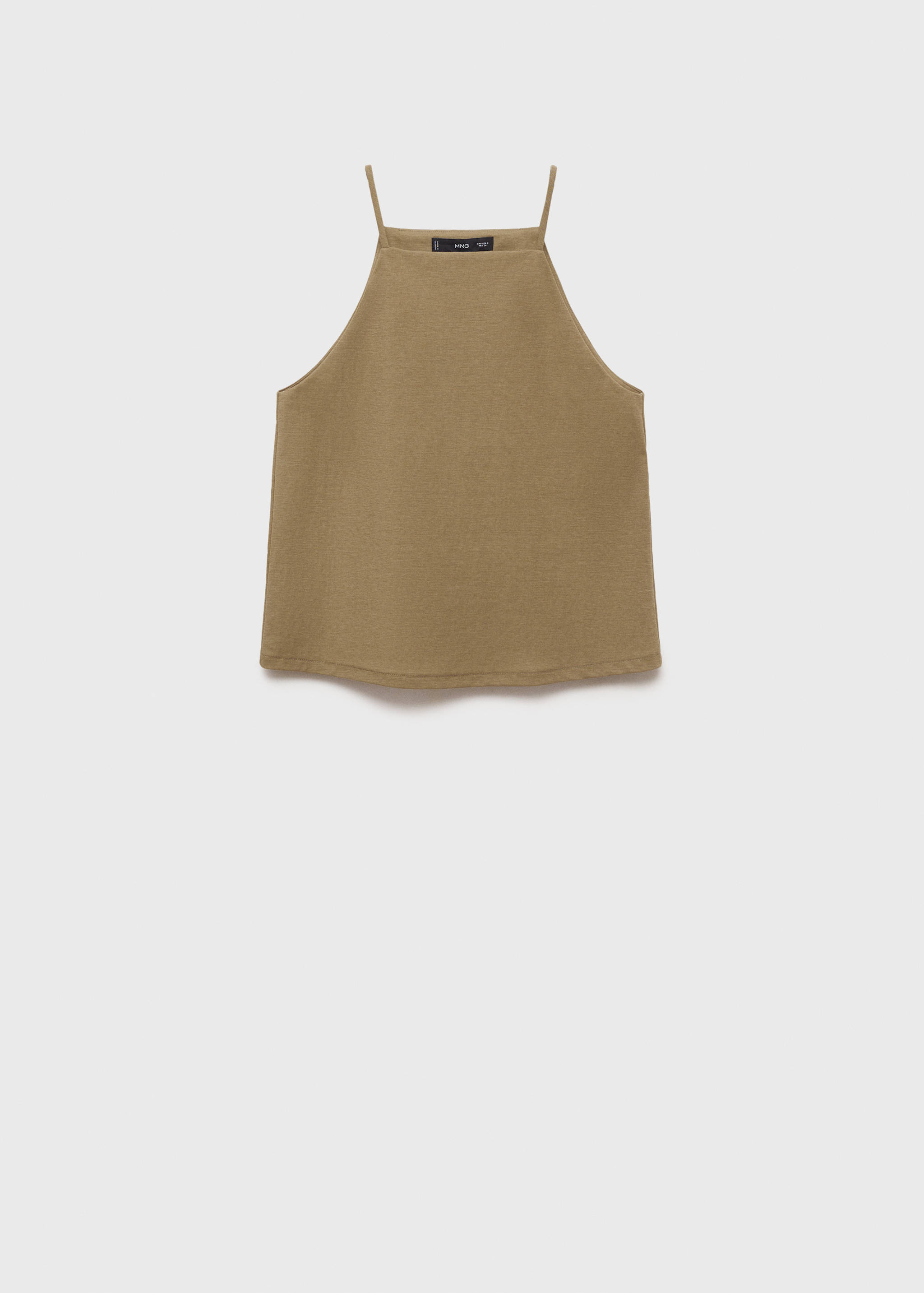 Cotton halter-neck top - Article without model