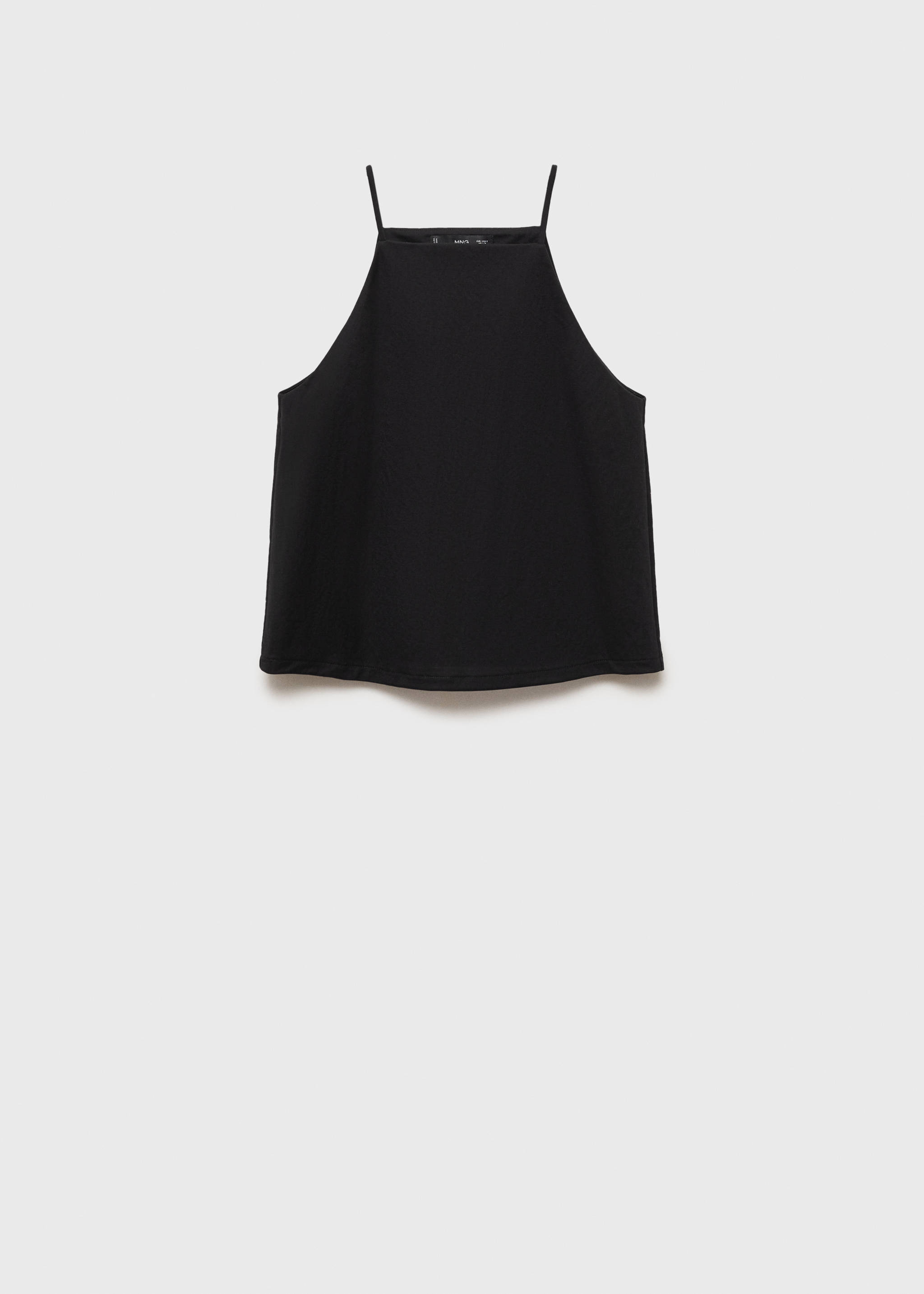 Cotton halter-neck top - Article without model