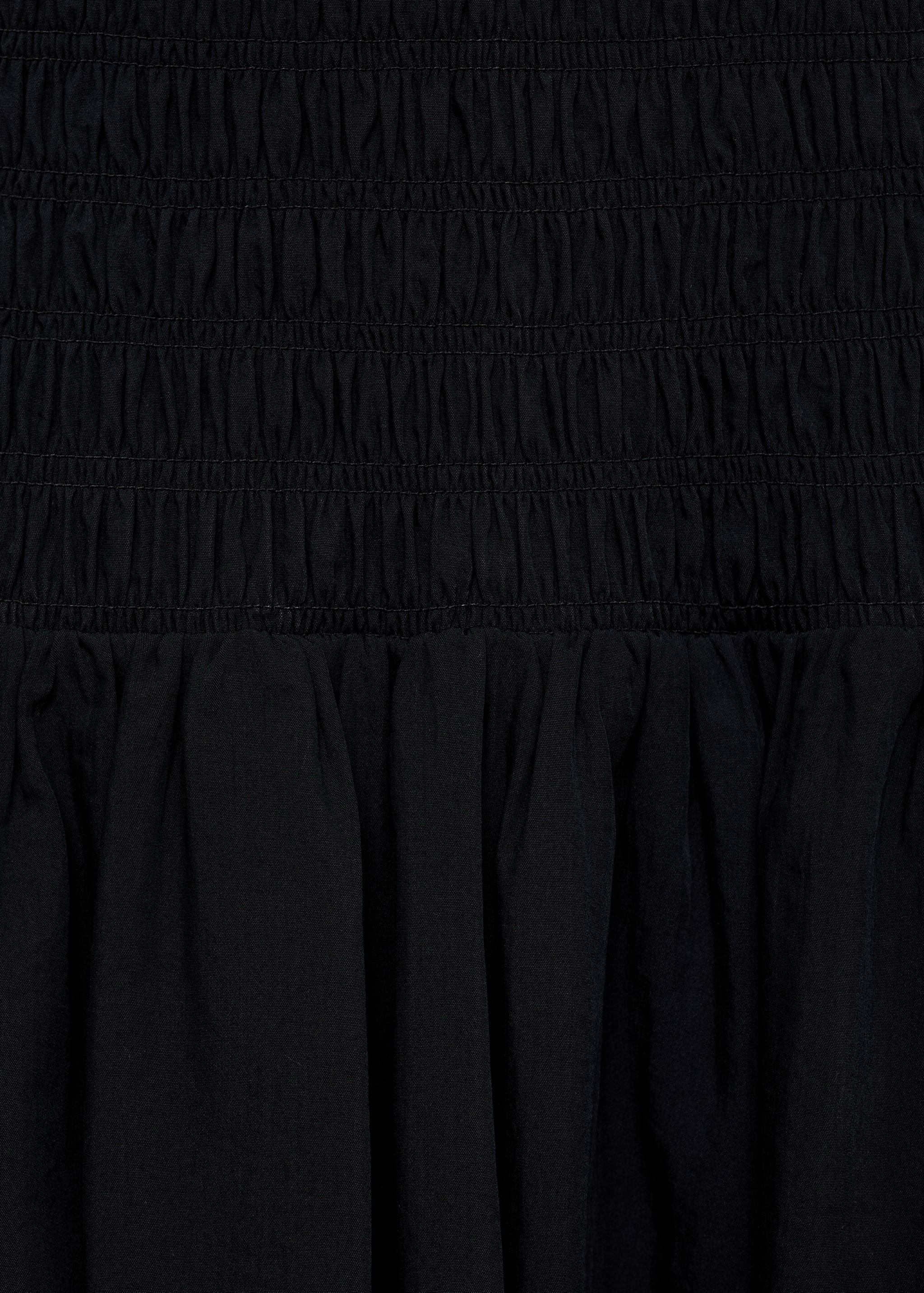 Flared dress with gathered body - Details of the article 8