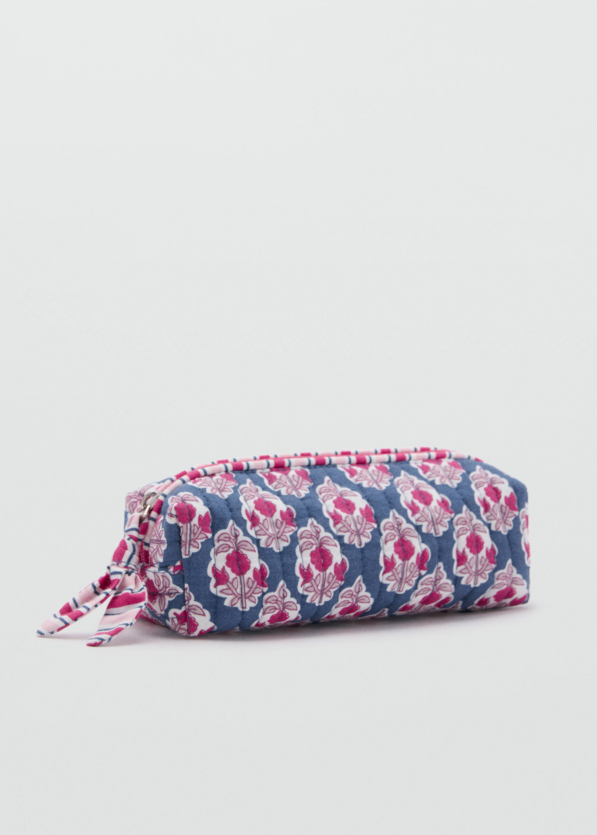 Floral-print pencil case - Medium plane