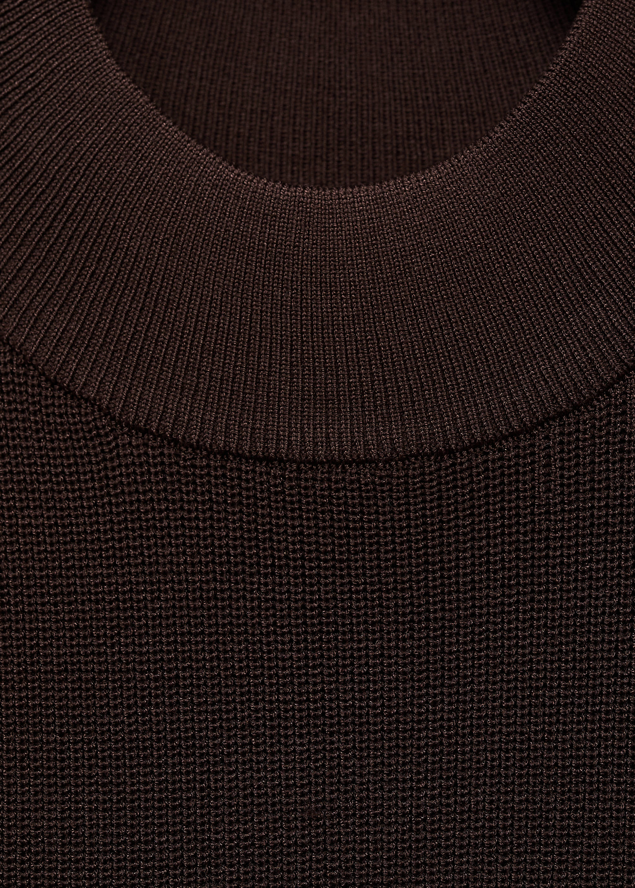 Perkins-neck knitted dress - Details of the article 8
