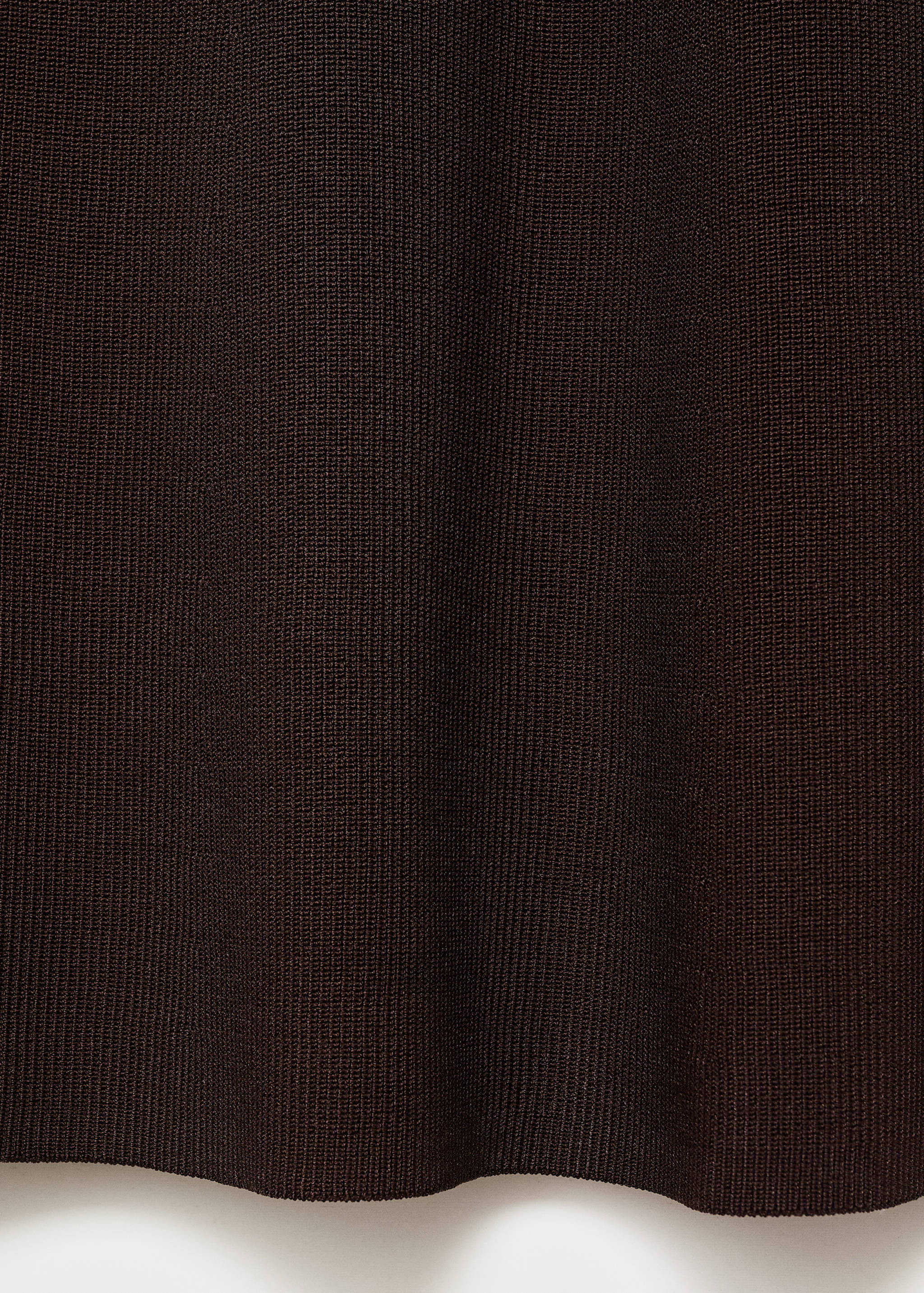 Perkins-neck knitted dress - Details of the article 0