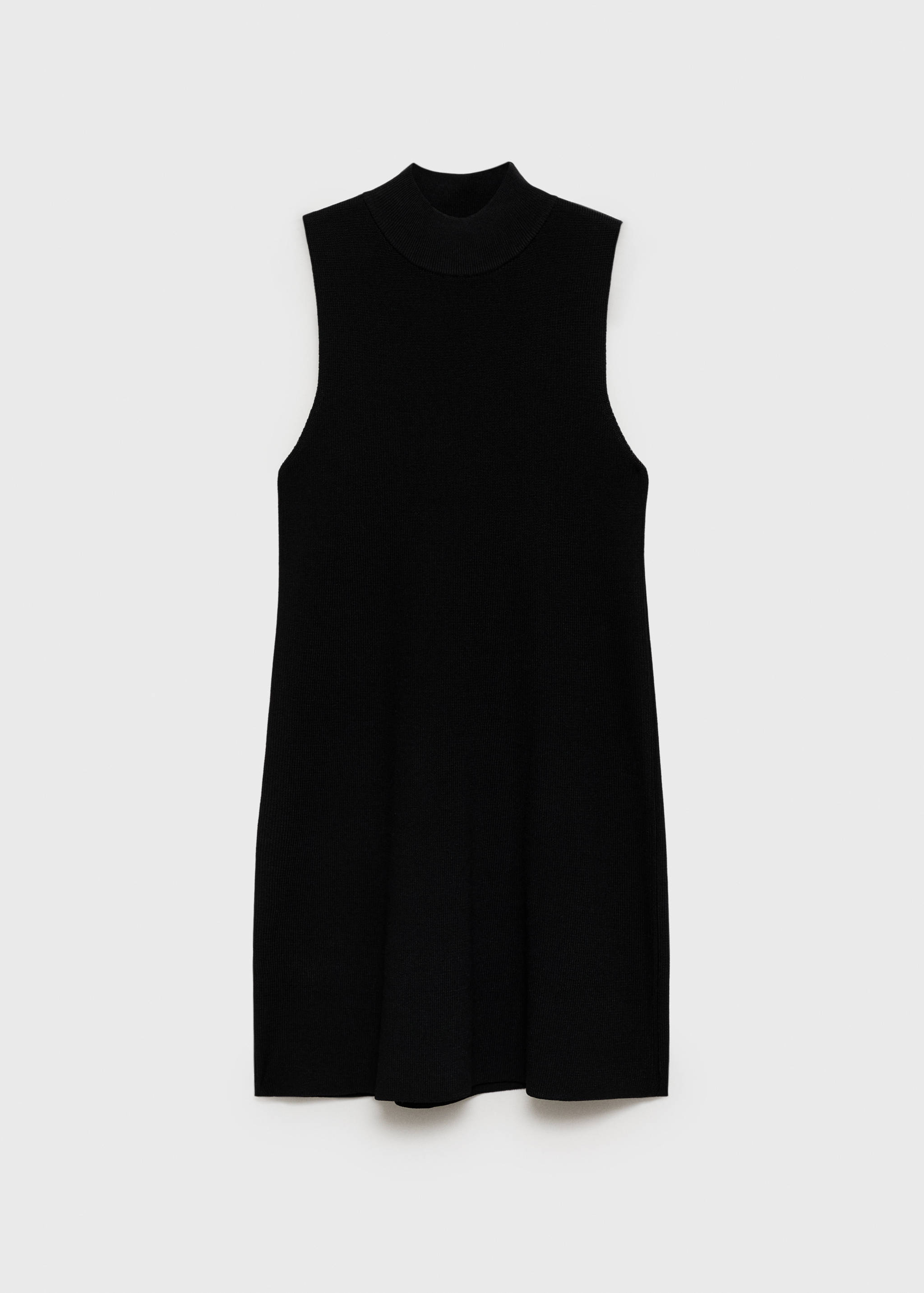Perkins-neck knitted dress - Article without model