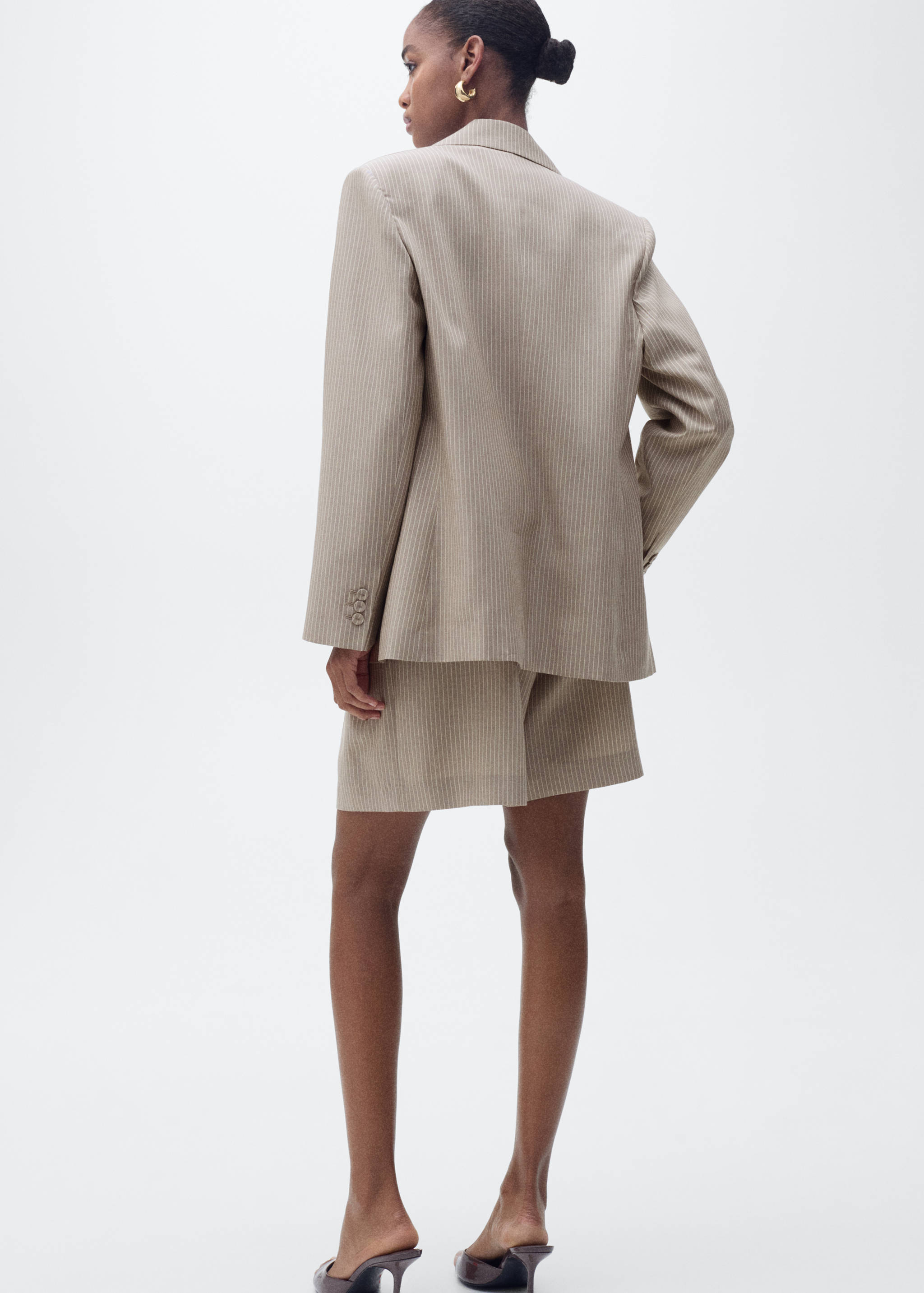 Lyocell suit blazer - Reverse of the article