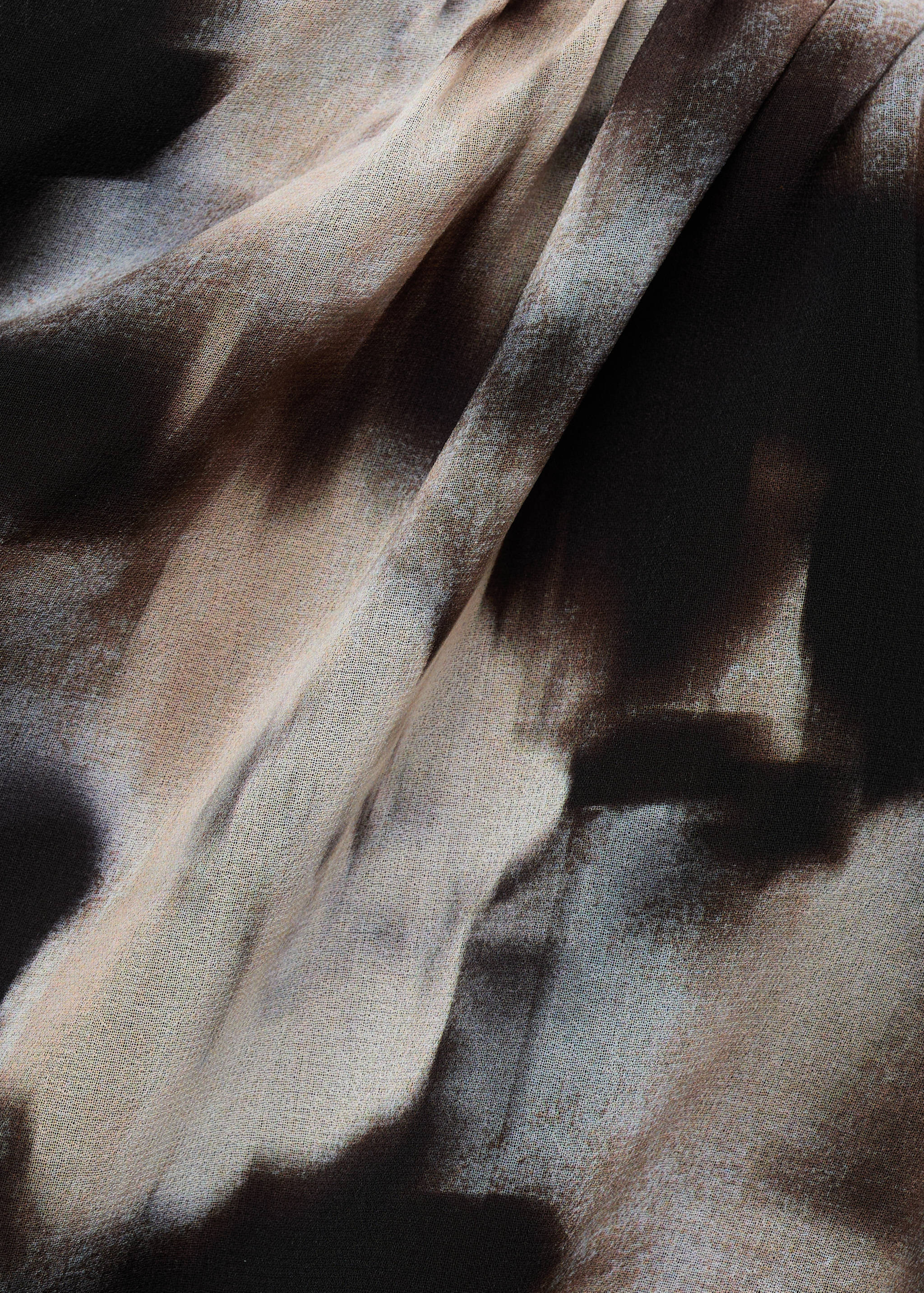 Robe drapée avec imprimé fleuri - Détail de l'article 8