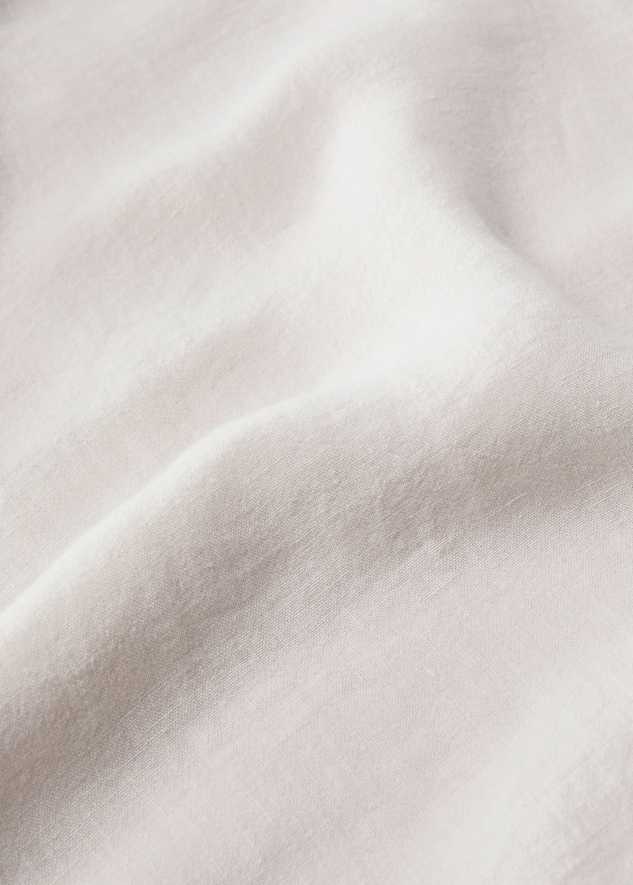 Washed linen fitted sheet for 90 cm bed - Details of the article 3