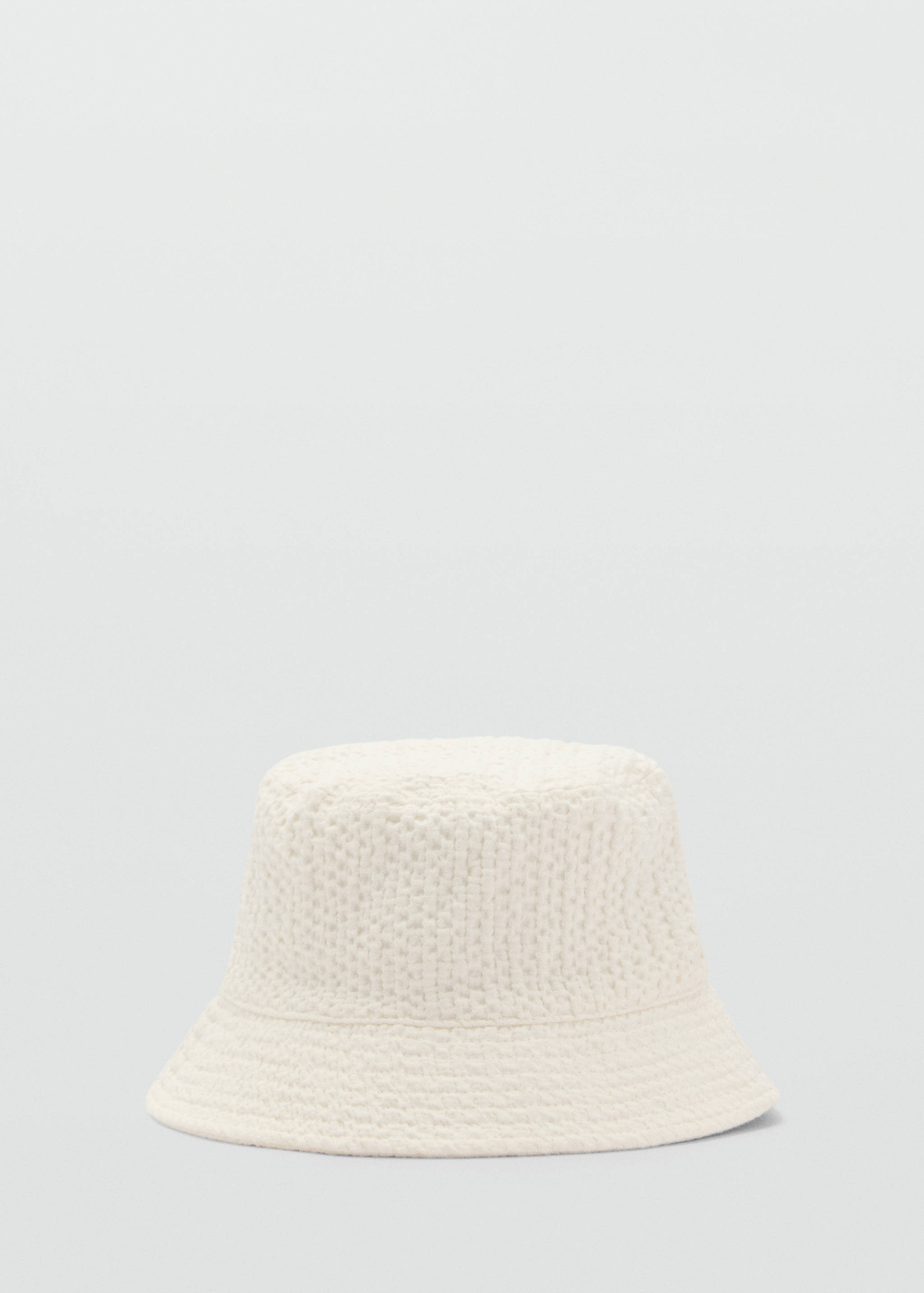 قبعة صائد السمك من الكتان الخشن - منتج دون نموذج